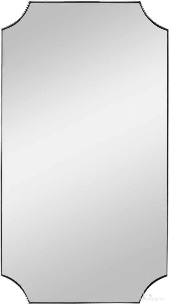 The appearance of Uttermost Lennox Nickel Scalloped Corner Mirror designed by Uttermost in the transitional interior design. This nickel piece of furniture was selected by 1StopBedrooms from Lennox Collection to add a touch of cosiness and style into your home. Sku: 09710. Material: MDF.