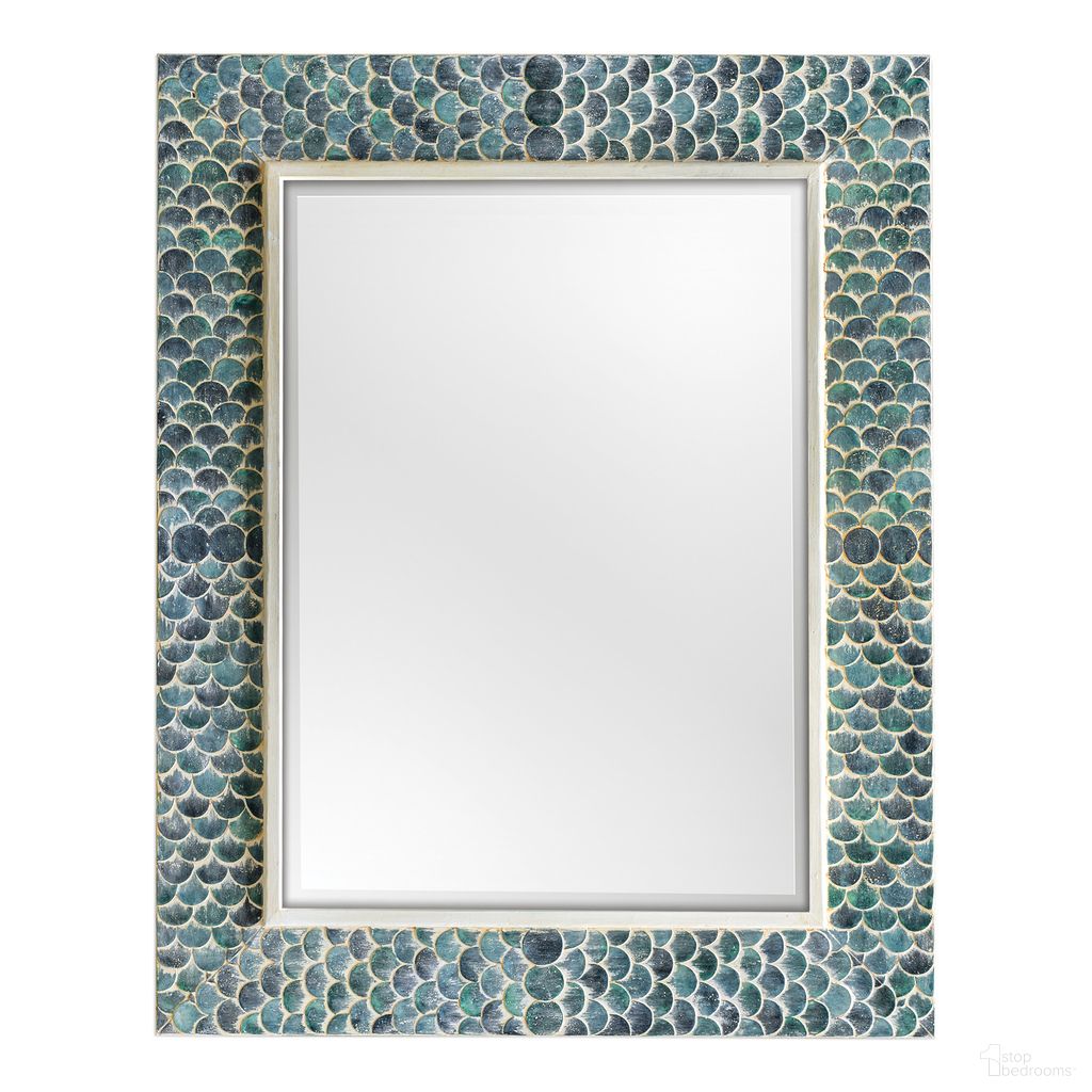 The appearance of Uttermost Makaria Coastal Blue Mirror designed by Uttermost in the modern / contemporary interior design. This blue piece of furniture was selected by 1StopBedrooms from Makaria Collection to add a touch of cosiness and style into your home. Sku: 08157. Material: MDF.