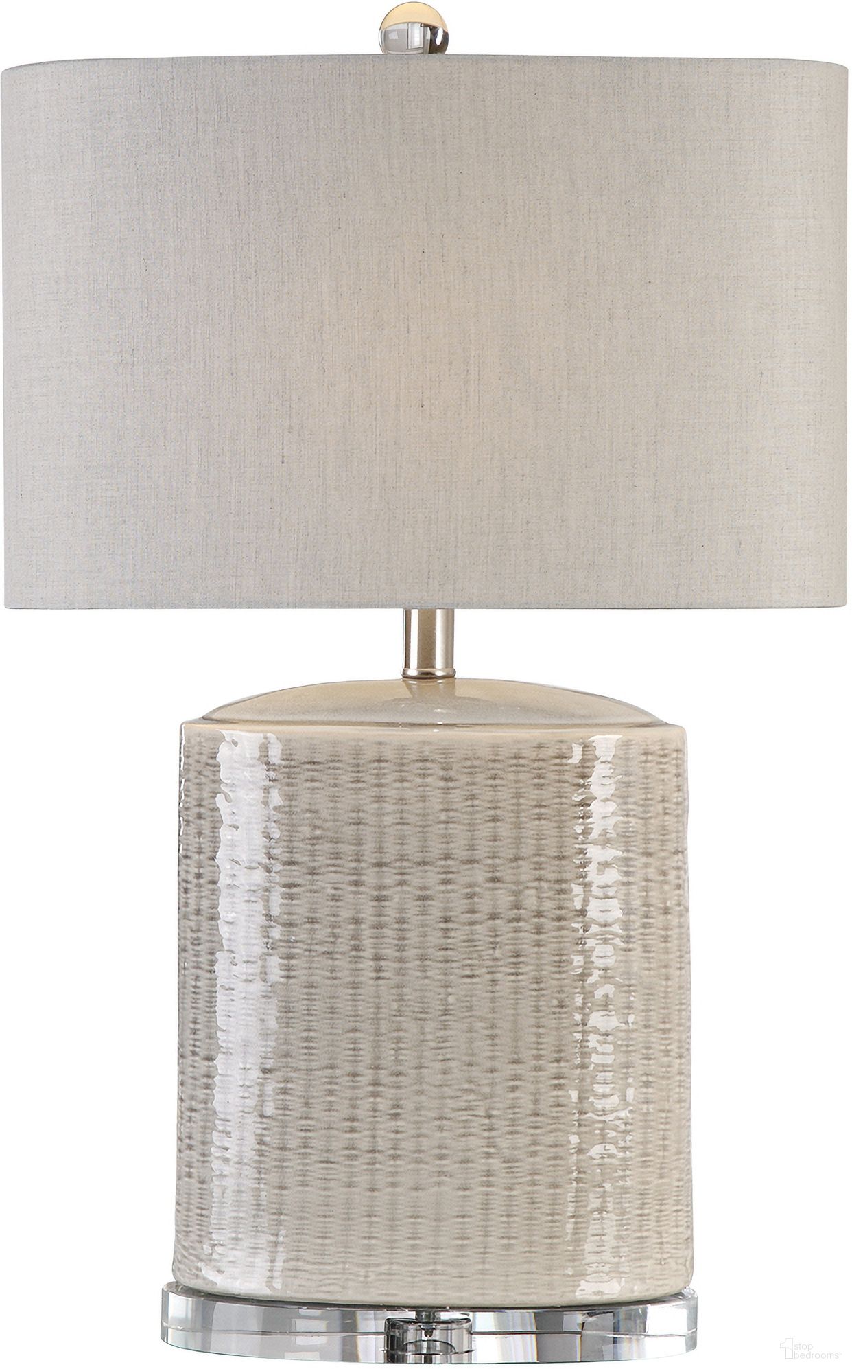Uttermost Modica Taupe Ceramic Lamp