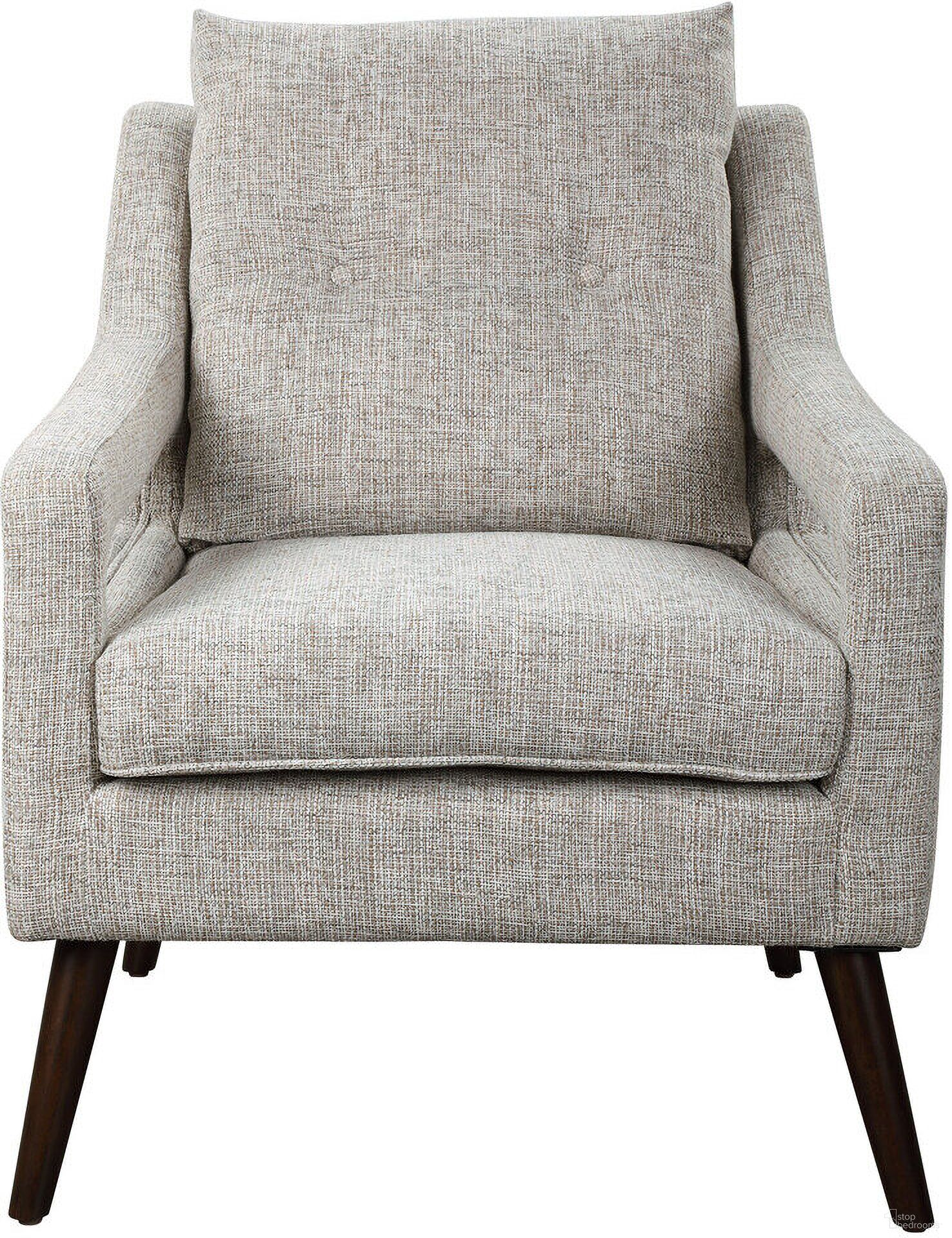 The appearance of Uttermost O'Brien Neutral Armchair designed by Uttermost in the modern / contemporary interior design. This gray piece of furniture  was selected by 1StopBedrooms from O'Brien Collection to add a touch of cosiness and style into your home. Sku: 23570. Material: Wood.