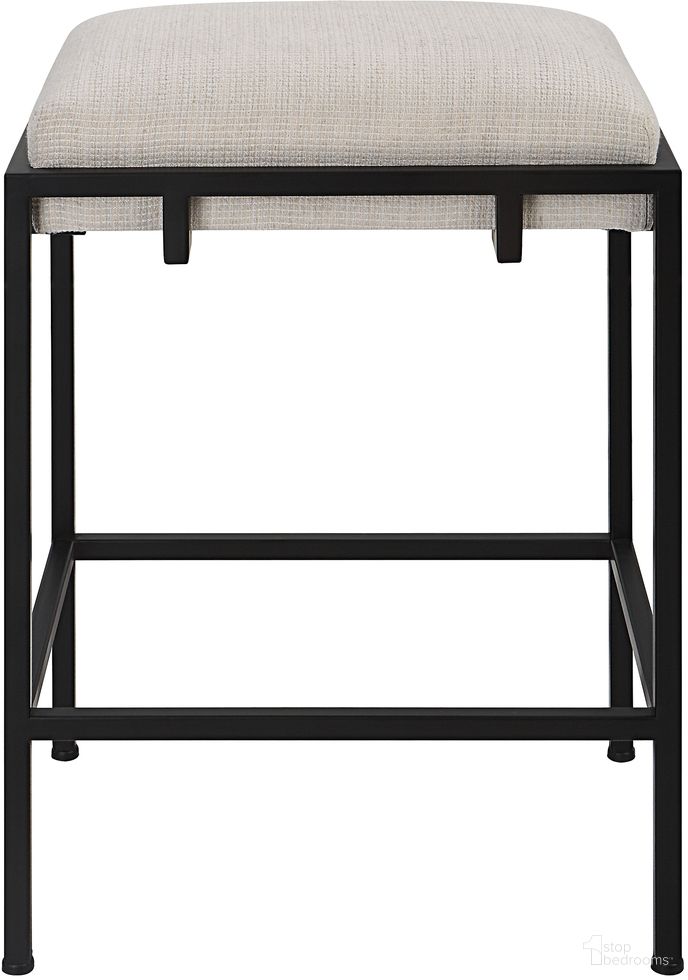 The appearance of Uttermost Paradox Counter Stool designed by Uttermost in the modern / contemporary interior design. This black piece of furniture was selected by 1StopBedrooms from Paradox Collection to add a touch of cosiness and style into your home. Sku: 23695. Material: MDF.