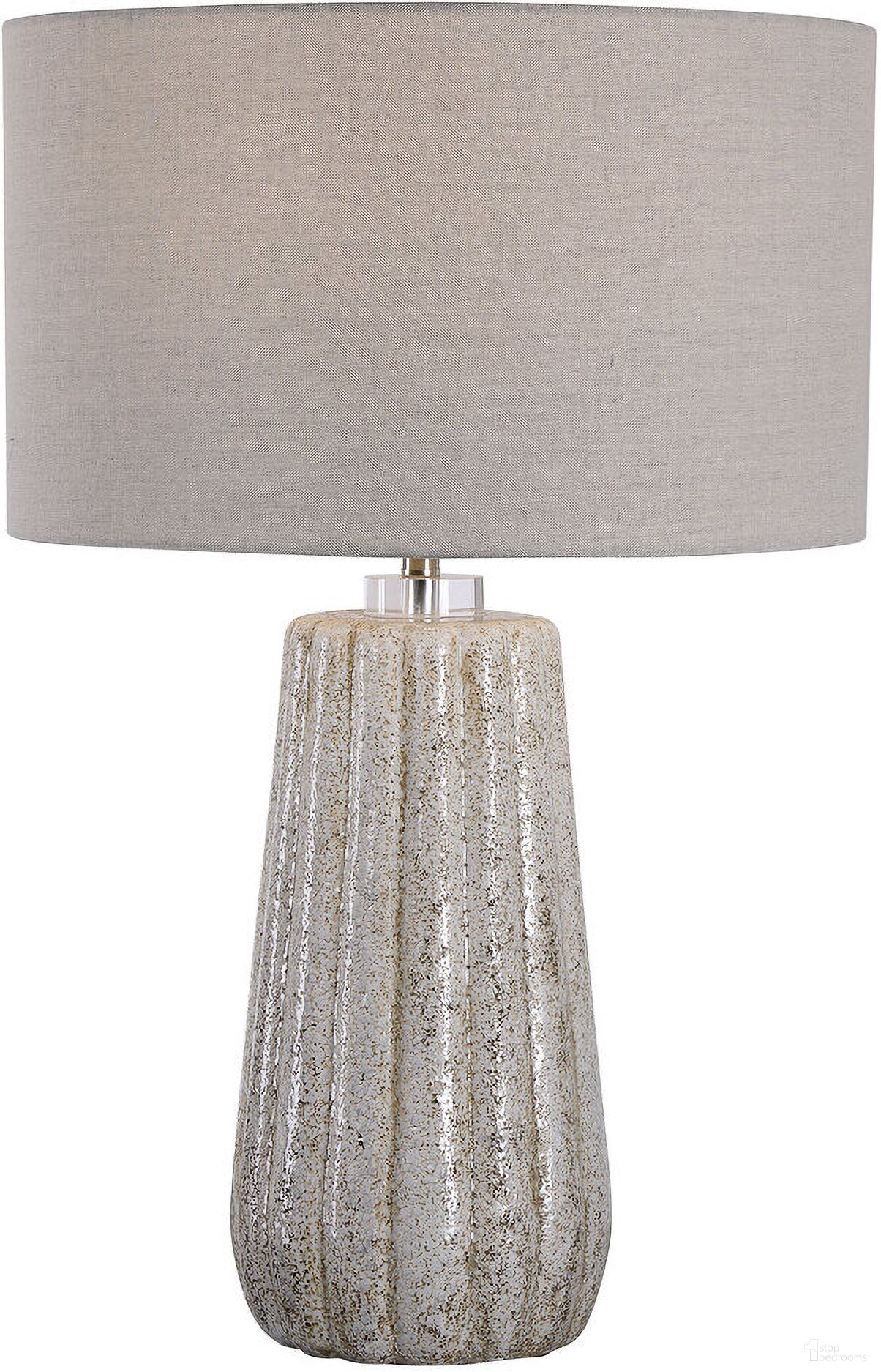 Uttermost Pikes Stone-Ivory Table Lamp