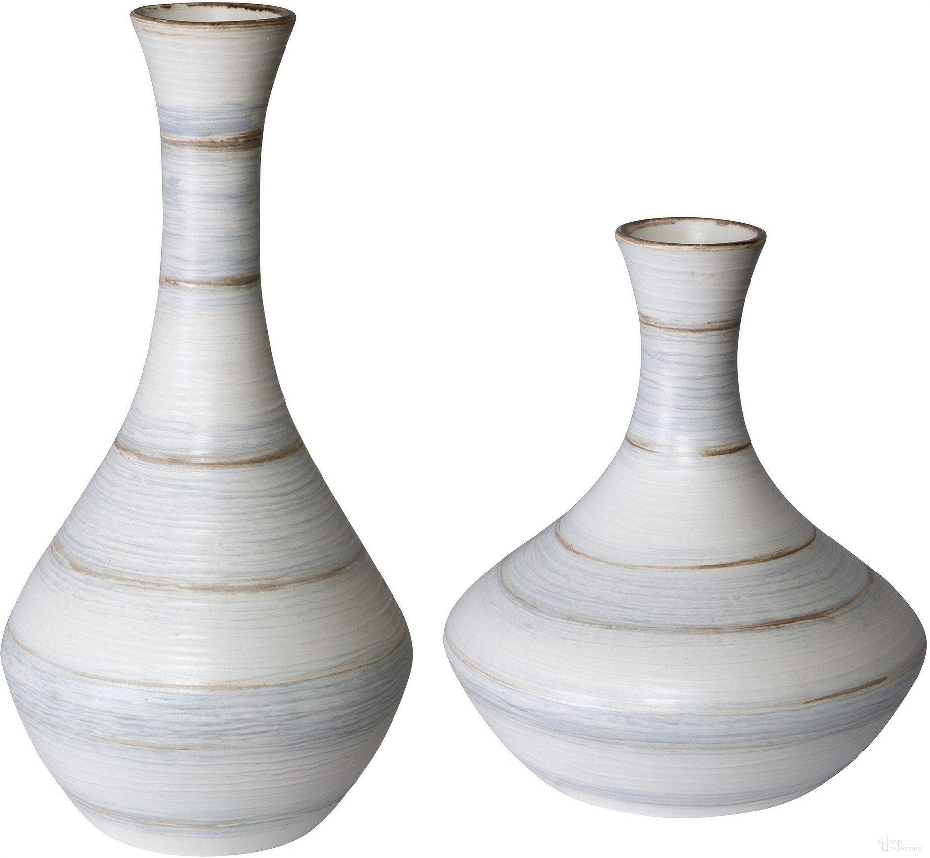 Uttermost Potter Fluted Striped Vases - Thumbnail 5
