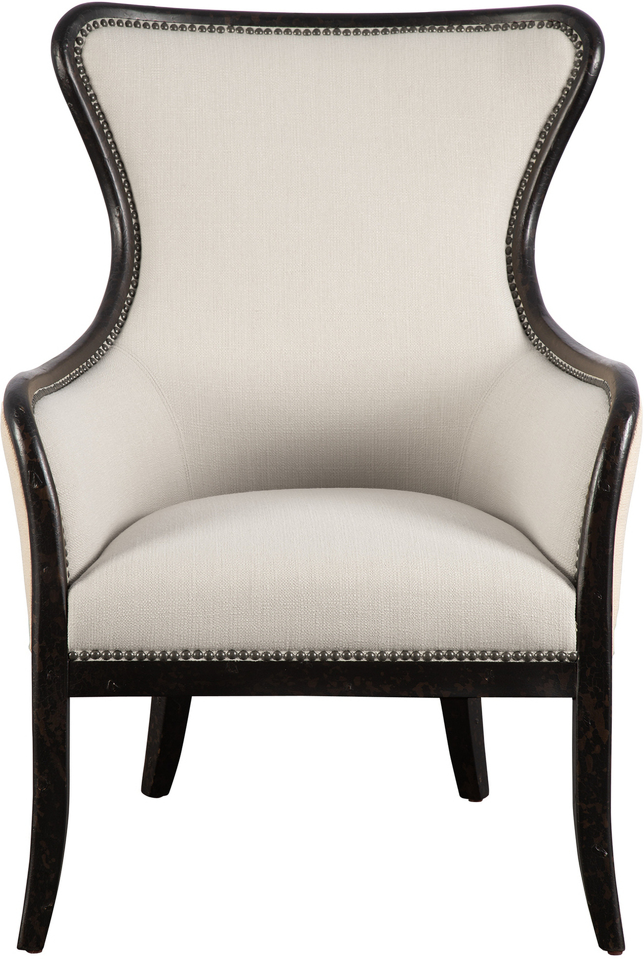 Uttermost Sandy Wing Back Armchair 1StopBedrooms