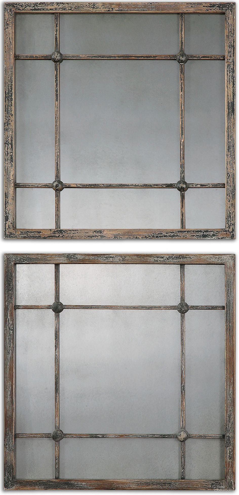 The appearance of Uttermost Saragano Square Mirrors Set Of 2 designed by Uttermost in the transitional interior design. This brown piece of furniture was selected by 1StopBedrooms from Saragano Collection to add a touch of cosiness and style into your home. Sku: 13845. Material: Wood.