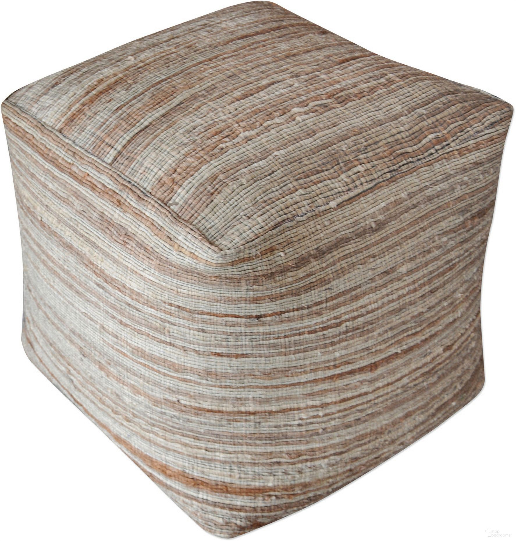 The appearance of Uttermost Shiro Beige Pouf designed by Uttermost in the modern / contemporary interior design. This beige piece of furniture was selected by 1StopBedrooms from Shiro Collection to add a touch of cosiness and style into your home. Sku: 23958. Material: Woven.