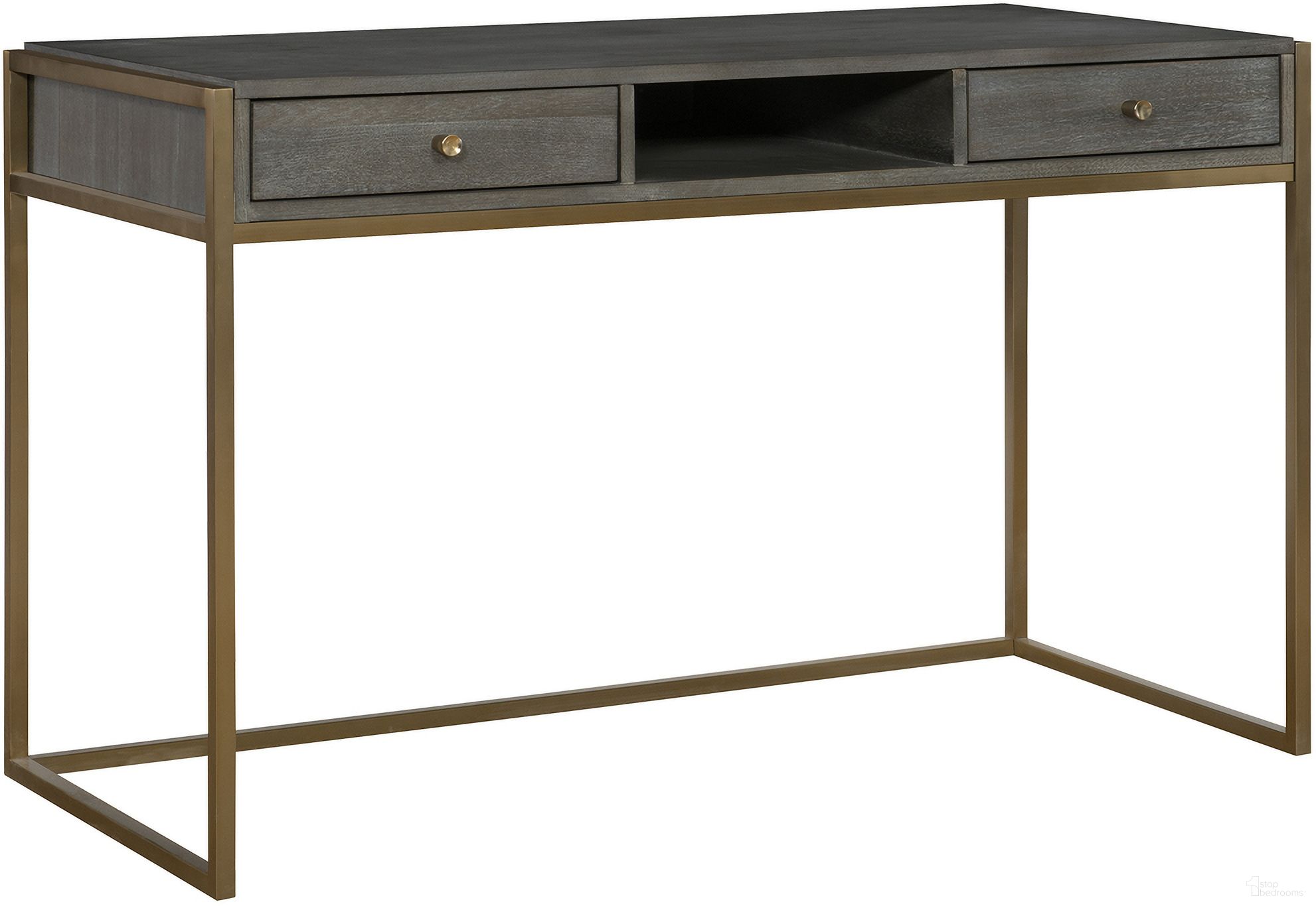 The appearance of Uttermost Taja Modern Writing Desk designed by Uttermost in the modern / contemporary interior design. This dark walnut piece of furniture was selected by 1StopBedrooms from Taja Collection to add a touch of cosiness and style into your home. Sku: 25201. Material: MDF.