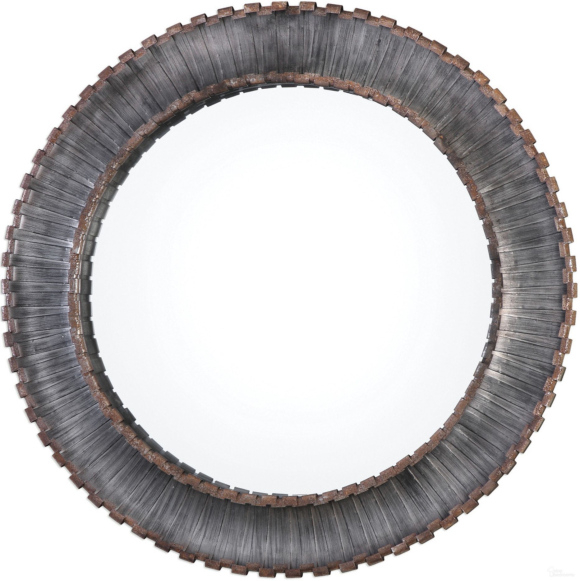 The appearance of Uttermost Tanaina Silver Round Mirror designed by Uttermost in the modern / contemporary interior design. This silver piece of furniture was selected by 1StopBedrooms from Tanaina Collection to add a touch of cosiness and style into your home. Sku: 09175. Material: MDF.