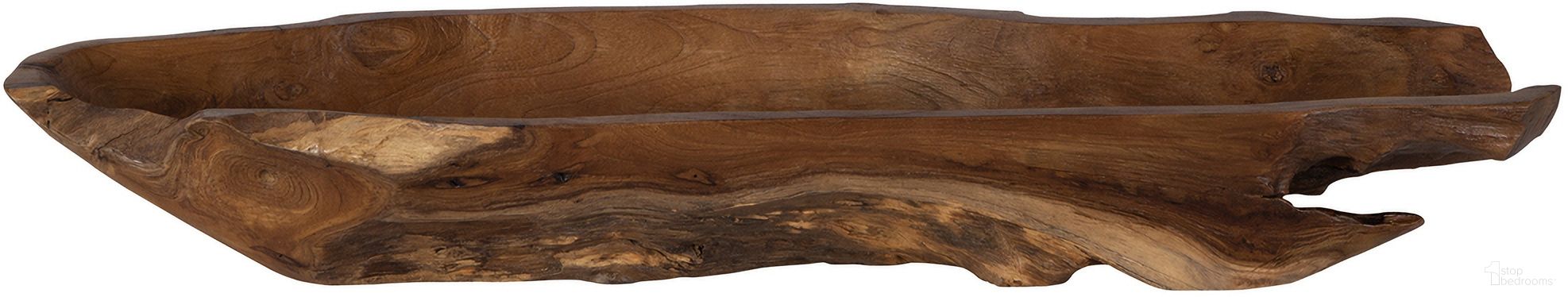 Uttermost Teak Leaf Bowl - Thumbnail 3