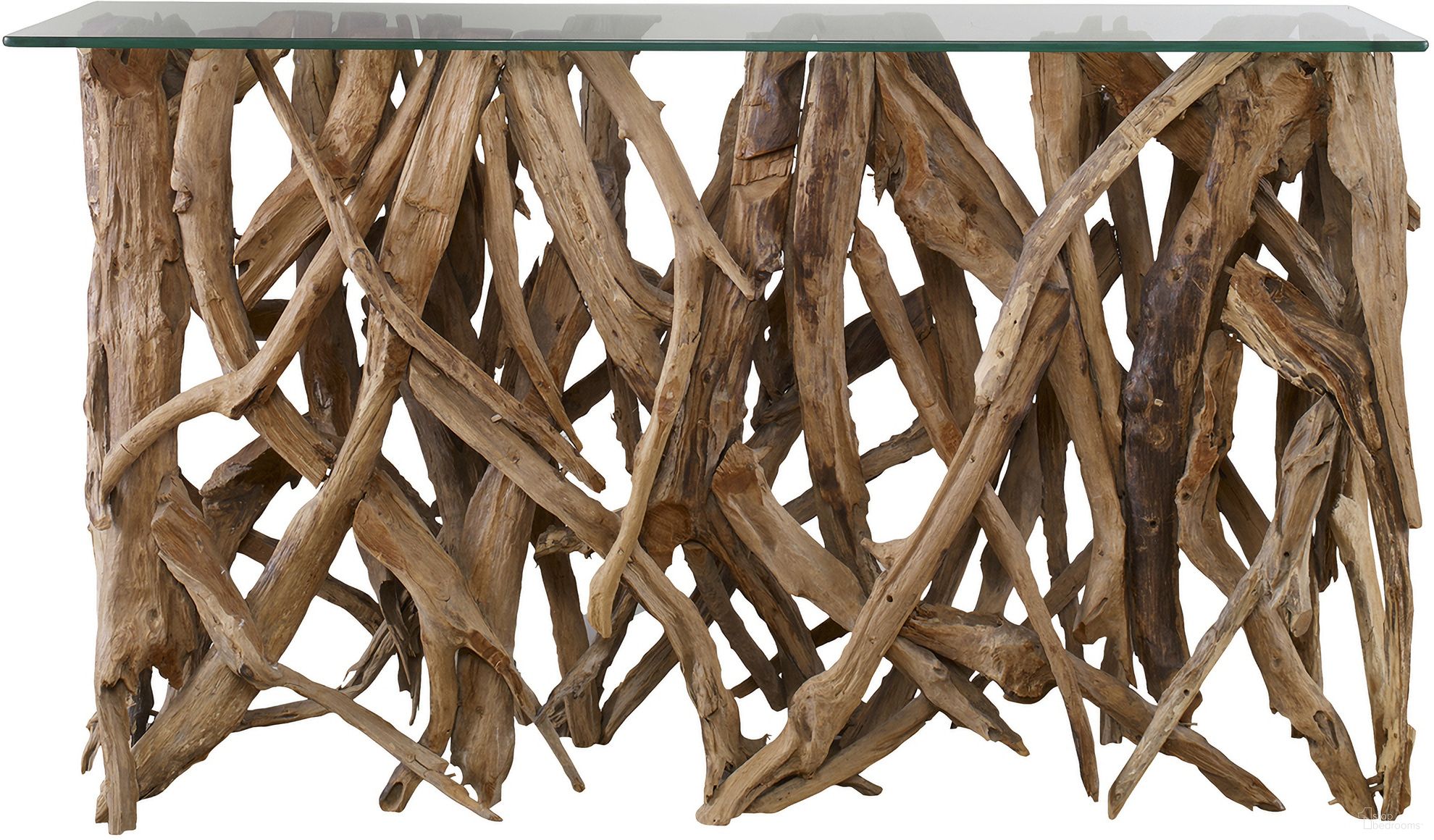 Uttermost Teak Wood Console