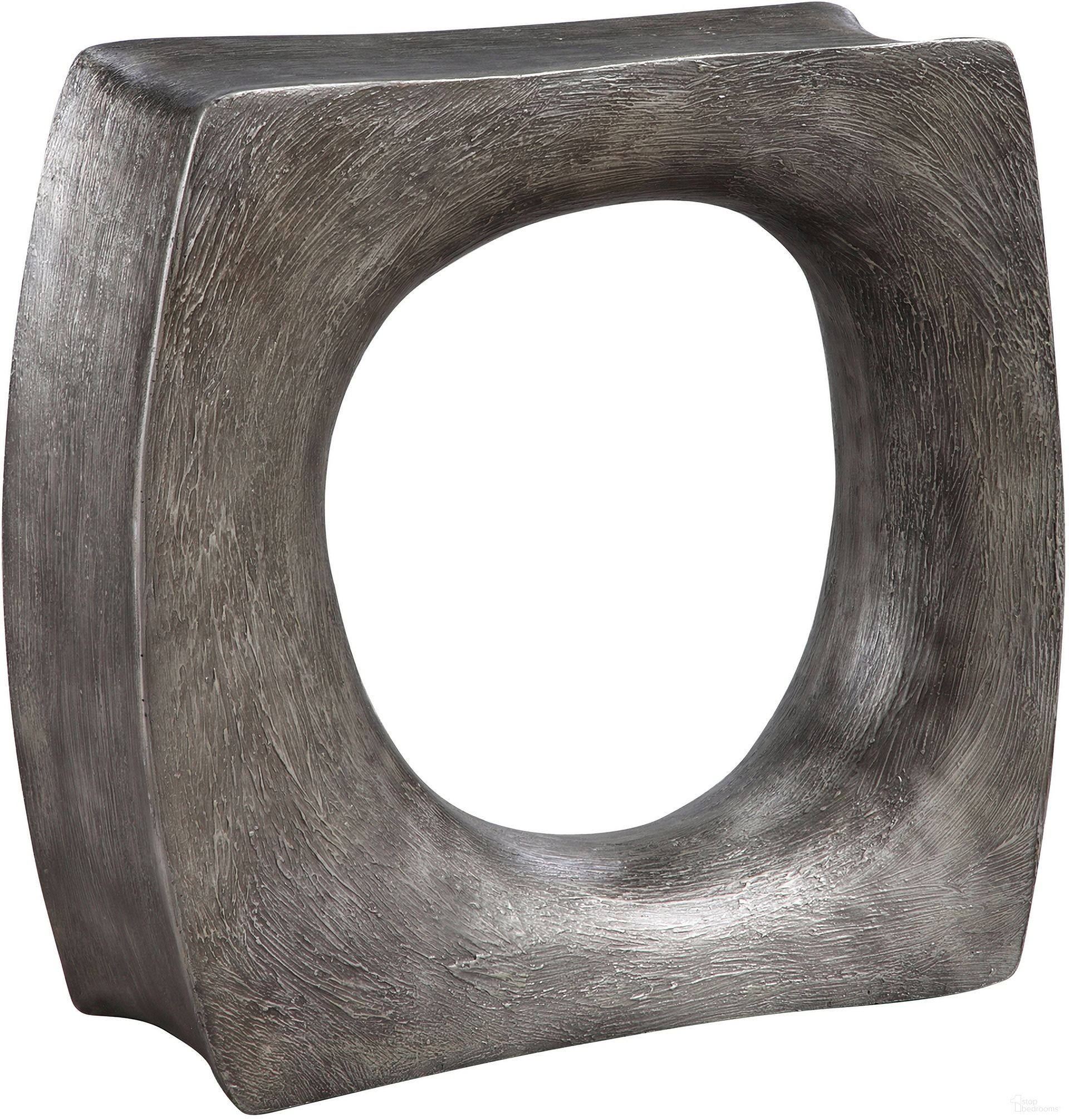 The appearance of Uttermost Valira Modern Accent Table designed by Uttermost in the modern / contemporary interior design. This gray piece of furniture  was selected by 1StopBedrooms from Valira Collection to add a touch of cosiness and style into your home. Sku: 24940. Material: Resin.
