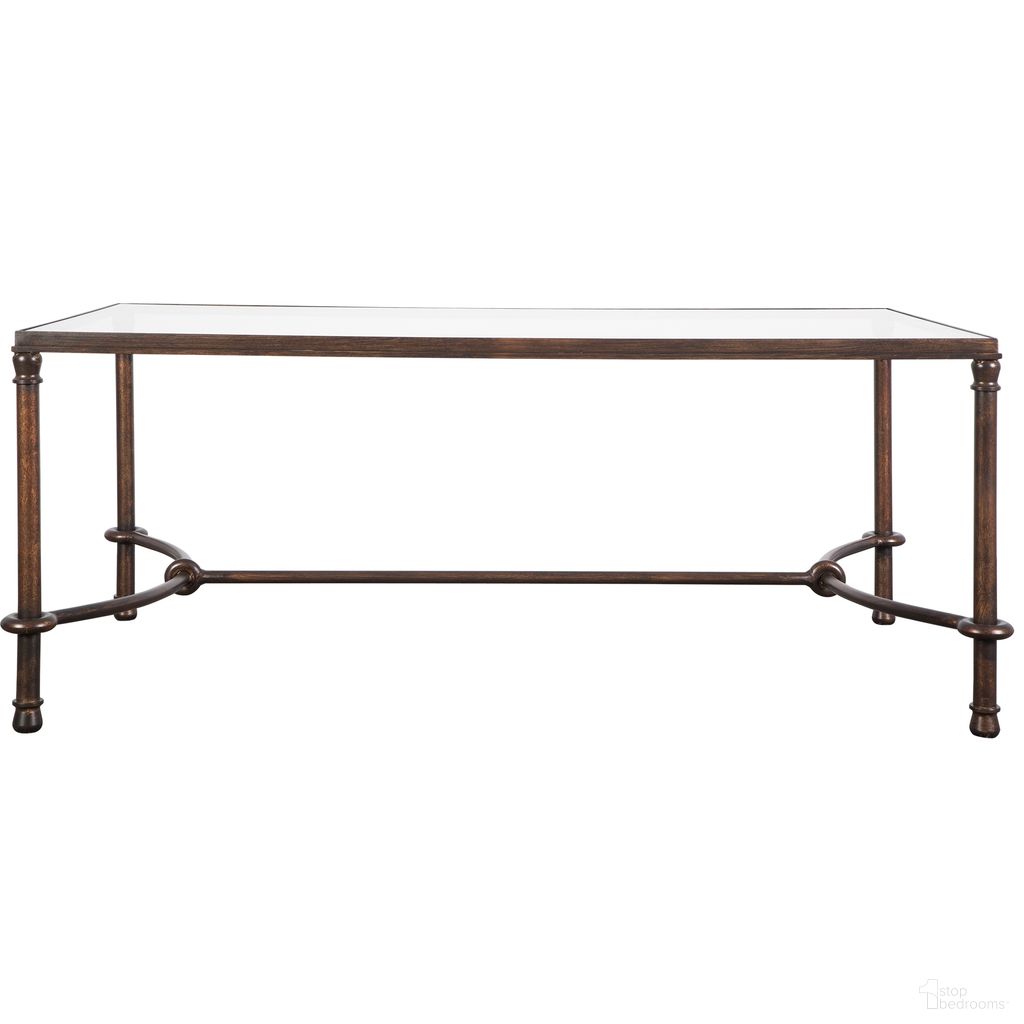 The appearance of Uttermost Warring Iron Coffee Table designed by Uttermost in the modern / contemporary interior design. This bronze piece of furniture was selected by 1StopBedrooms from Warring Collection to add a touch of cosiness and style into your home. Sku: 24333. Material: Metal.
