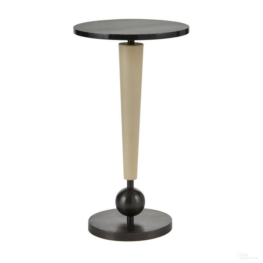 The appearance of Valari Accent Table In Black designed by Arteriors in the modern / contemporary interior design. This black piece of furniture  was selected by 1StopBedrooms from Valari Collection to add a touch of cosiness and style into your home. Sku: FAI03. Material: Marble.