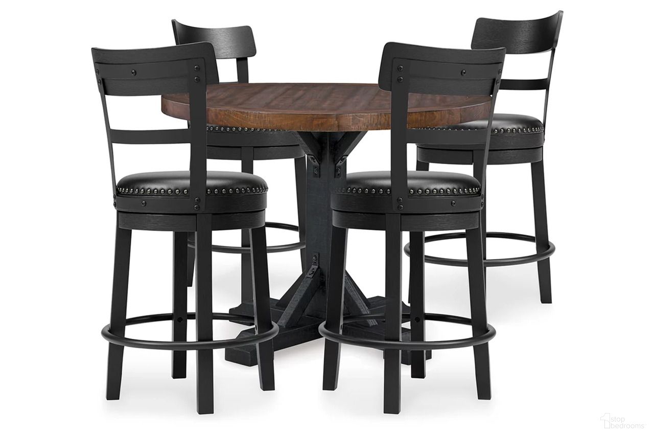 Valebeck Counter Height Dining Room Set In Multi