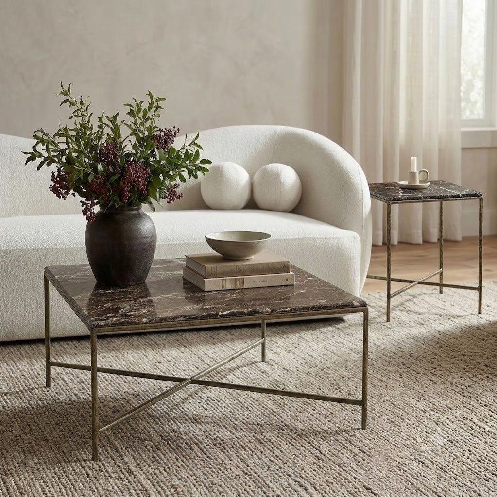 Valen Occasional Table Set In Brown
