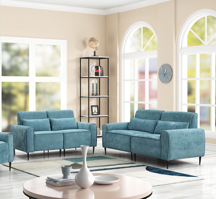 The appearance of Valentina 74 Inch Chenille Sofa Loveseat Living Room Set In Blue designed by Lilola Home in the modern / contemporary interior design. This blue piece of furniture was selected by 1StopBedrooms from Valentina Collection to add a touch of cosiness and style into your home. Sku: 89118-L1;89118-L2;89118-S1;89118-S2;89118-L3;89118-S3. Material: Wood.