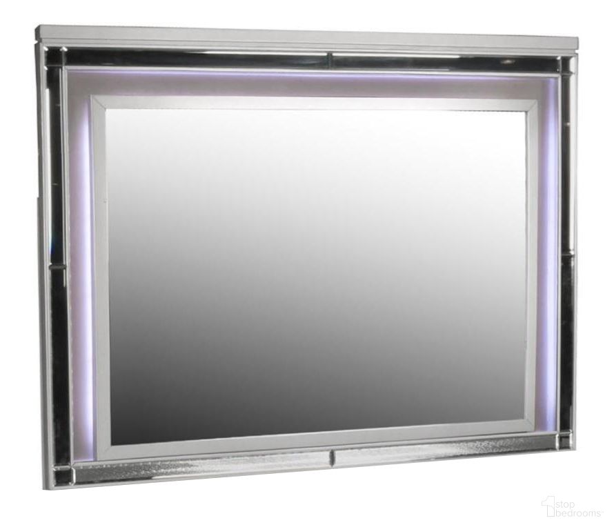 Valentino Silver Lighted Mirror
