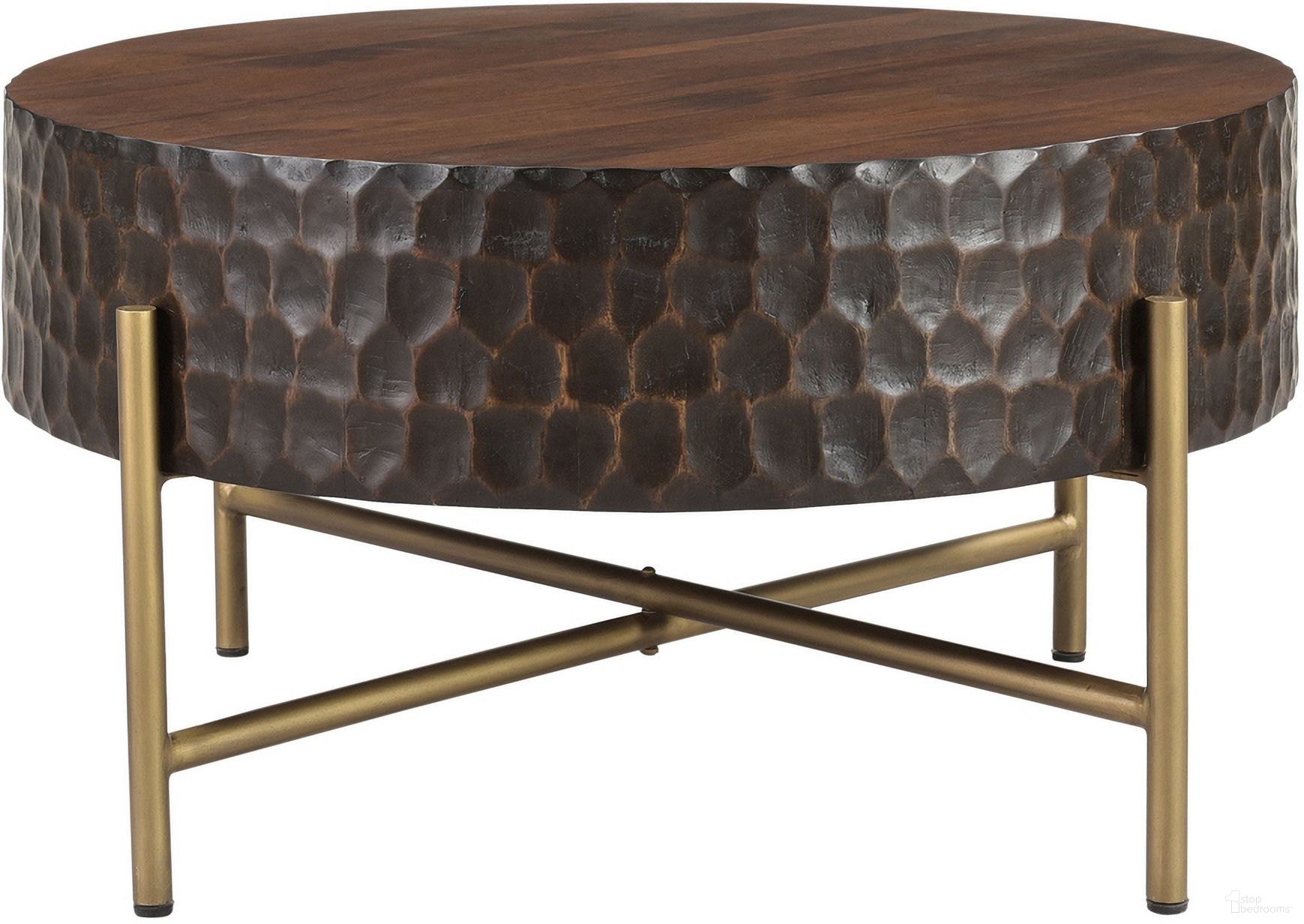The appearance of Vallarta 34 Inch Carved Coffee Table with Mango Wood In Two Toned designed by Home Trends and Design in the modern / contemporary interior design. This two-tone piece of furniture was selected by 1StopBedrooms from Vallarta Collection to add a touch of cosiness and style into your home. Sku: ZWVALCT34. Material: Mango Wood.
