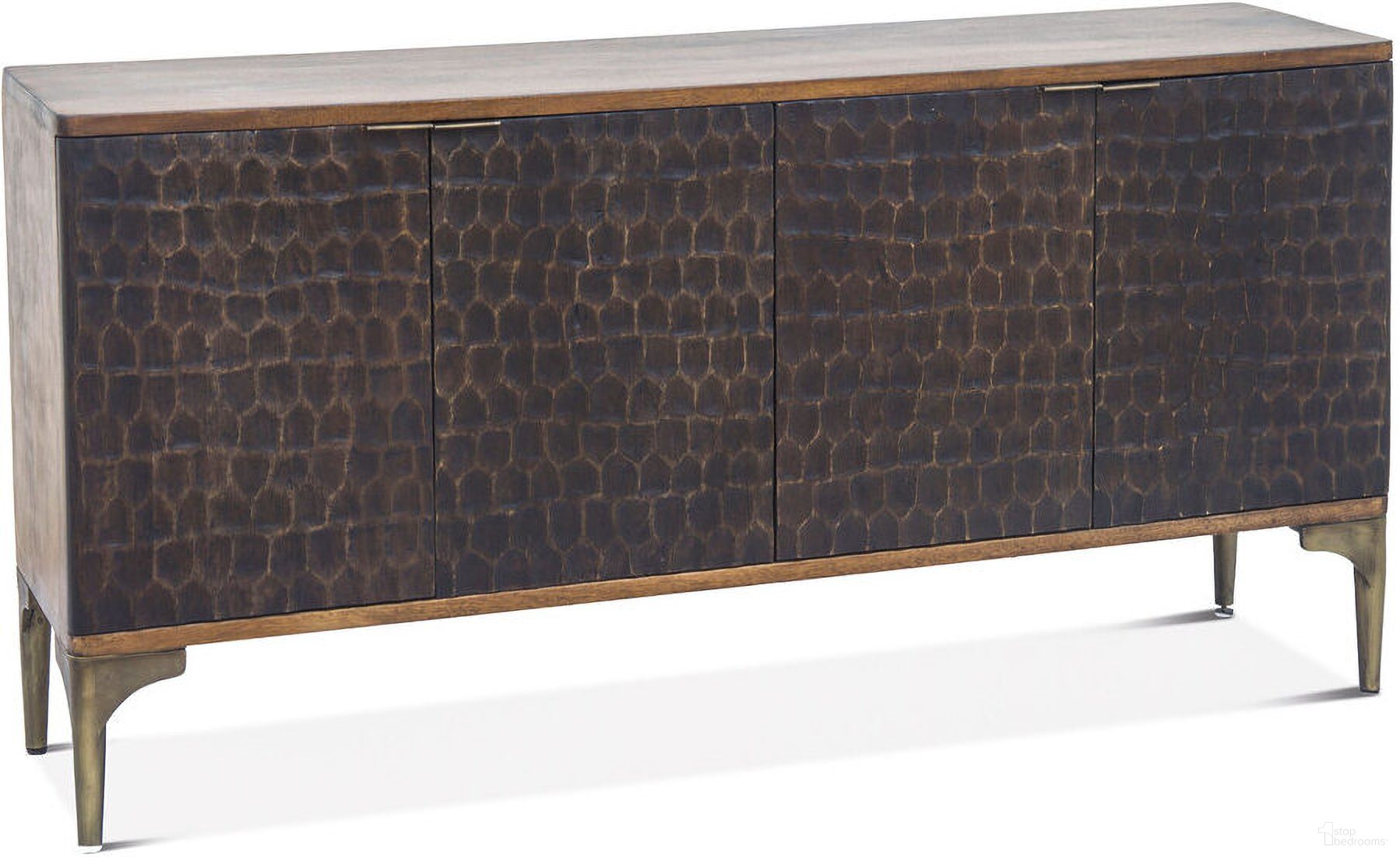 Vallarta 66 Inch Sideboard with Mango Wood In Two Tone
