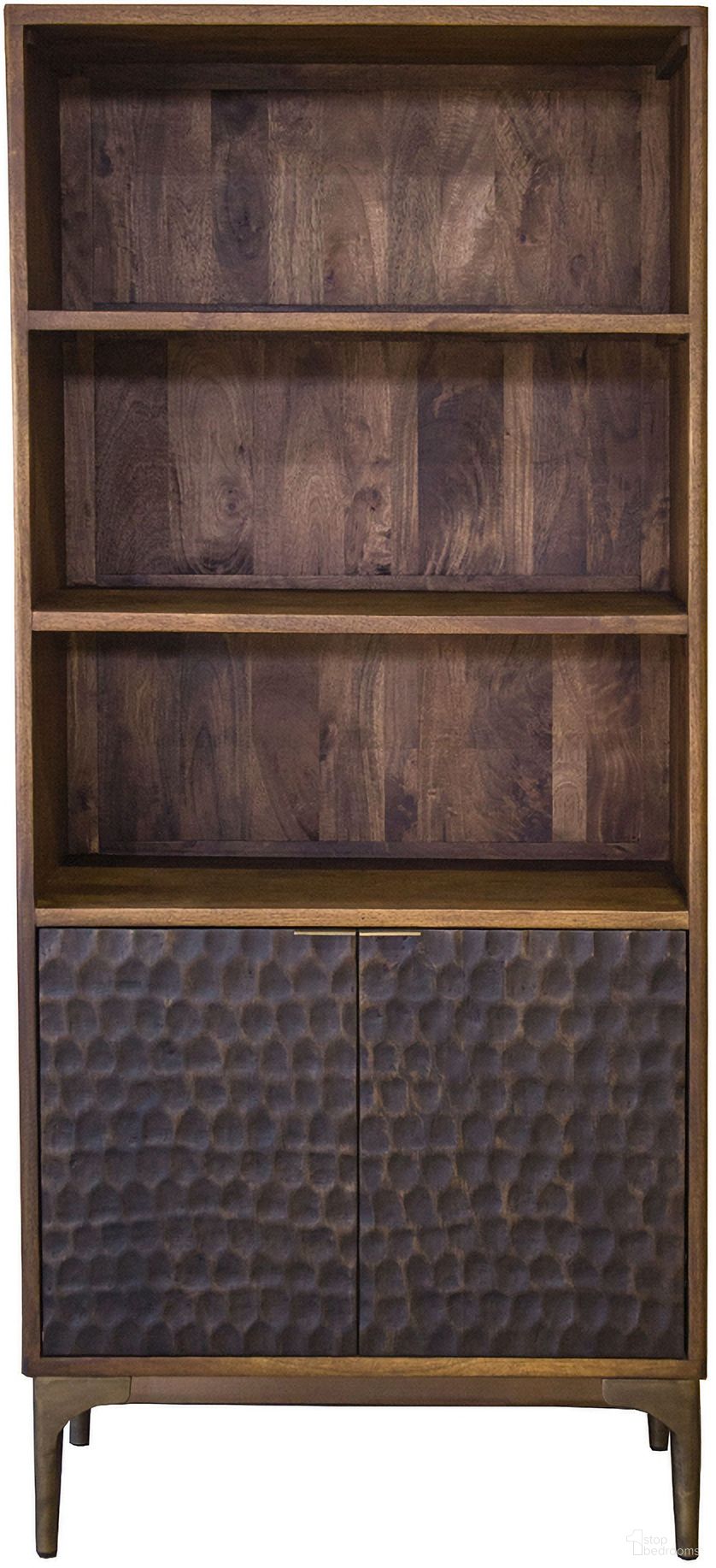 The appearance of Vallarta Bookshelf Two Tone In Brown designed by Home Trends and Design in the modern / contemporary interior design. This brown piece of furniture was selected by 1StopBedrooms from Vallarta Collection to add a touch of cosiness and style into your home. Sku: ZWSCBS34TT. Material: Mango Wood.
