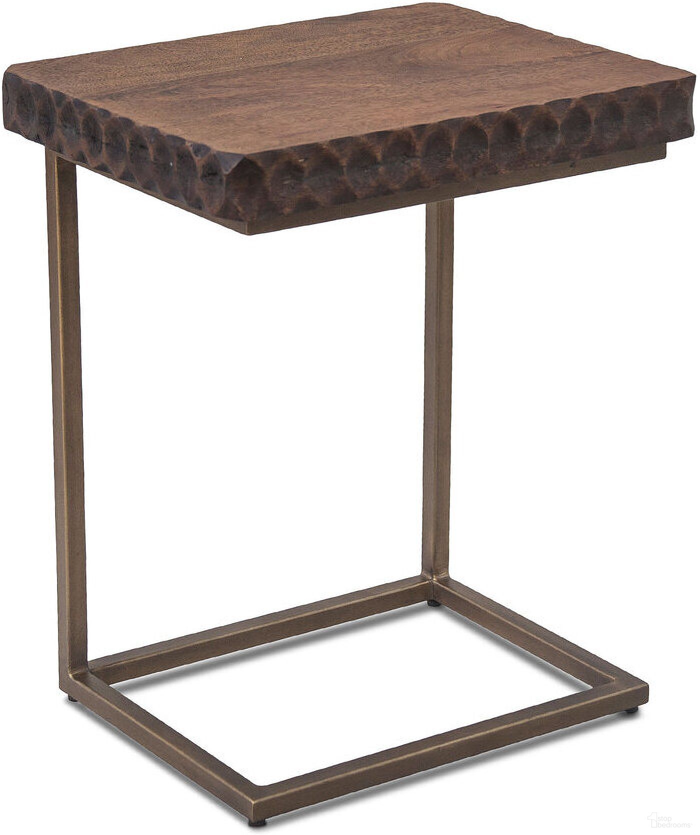 The appearance of Vallarta Side Table with Mango Wood In Two Tone designed by Home Trends and Design in the modern / contemporary interior design. This two-tone piece of furniture was selected by 1StopBedrooms from Vallarta Collection to add a touch of cosiness and style into your home. Sku: ZWSCST18TT. Material: Mango Wood.