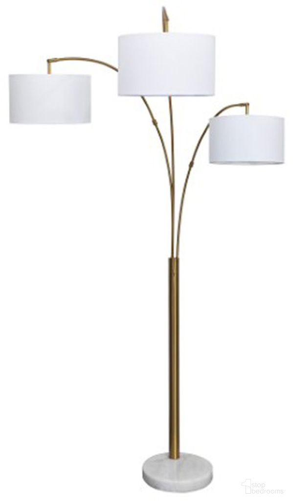 Valo Metal Arc Lamp In Gold