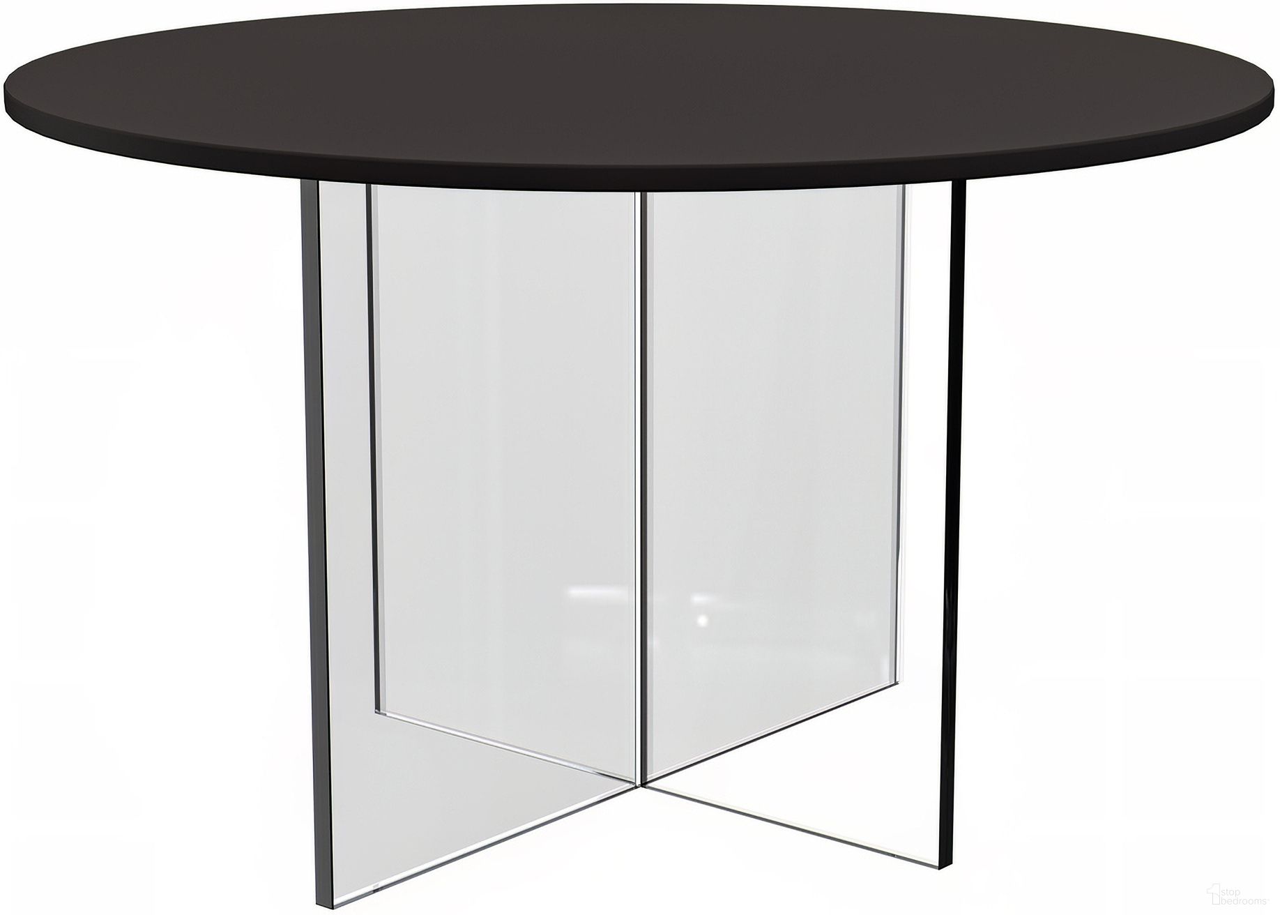 The appearance of Valore 28 Inch Acrylic Side Table In Black designed by LeisureMod in the modern / contemporary interior design. This black piece of furniture  was selected by 1StopBedrooms from Valore Collection to add a touch of cosiness and style into your home. Sku: VCT28BL-S. Material: MDF.