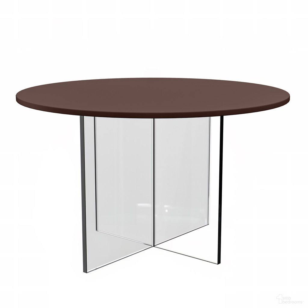 The appearance of Valore 28 Inch Acrylic Side Table In Walnut designed by LeisureMod in the modern / contemporary interior design. This walnut piece of furniture  was selected by 1StopBedrooms from Valore Collection to add a touch of cosiness and style into your home. Sku: VCT28WN-S. Material: MDF.