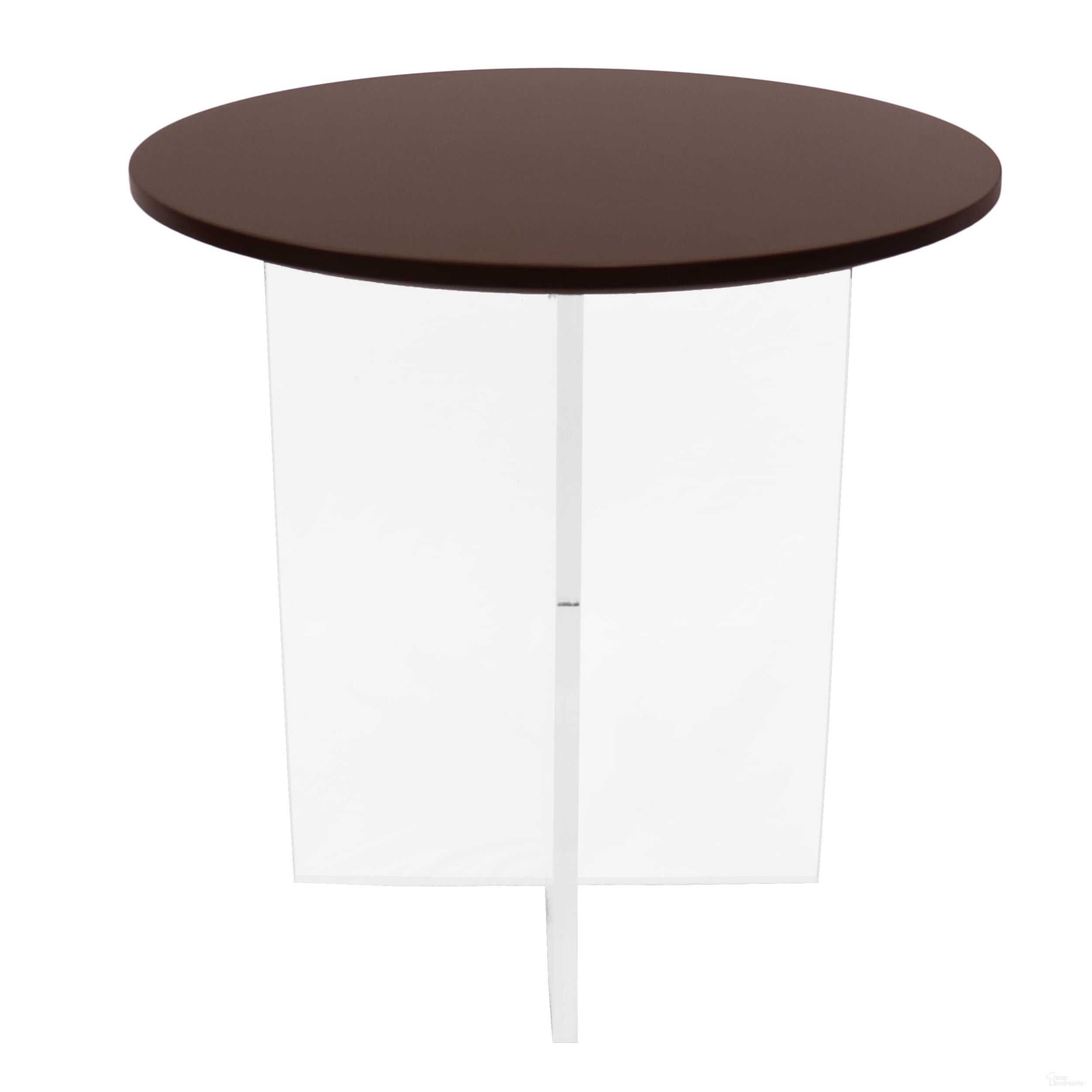 The appearance of Valore Acrylic Coffee Table with Walnut Top designed by LeisureMod in the modern / contemporary interior design. This walnut piece of furniture  was selected by 1StopBedrooms from Valore Collection to add a touch of cosiness and style into your home. Sku: VCT28WN. Material: MDF.