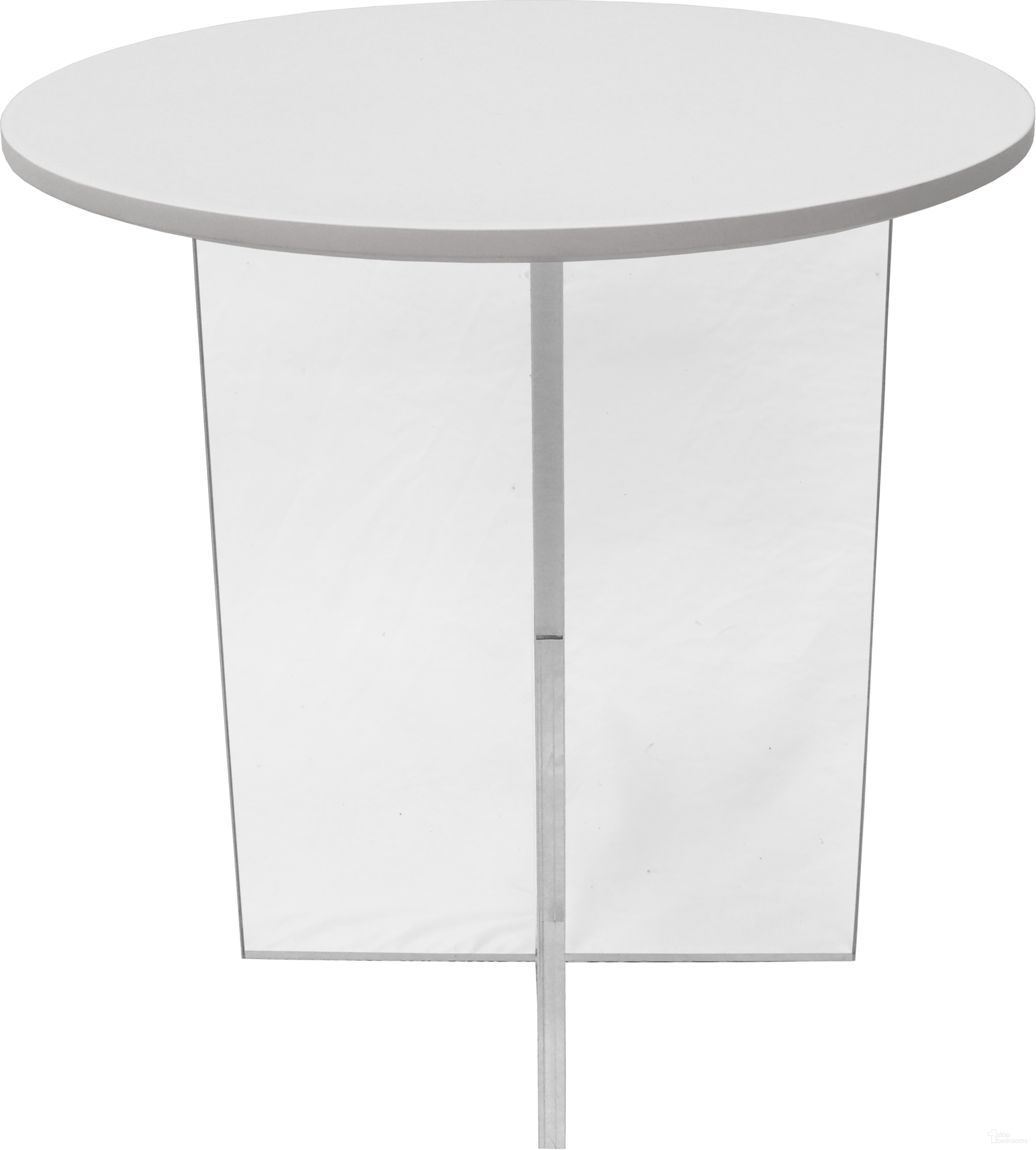 The appearance of Valore Acrylic Coffee Table with White Top designed by LeisureMod in the modern / contemporary interior design. This white piece of furniture  was selected by 1StopBedrooms from Valore Collection to add a touch of cosiness and style into your home. Sku: VST20W. Material: MDF.