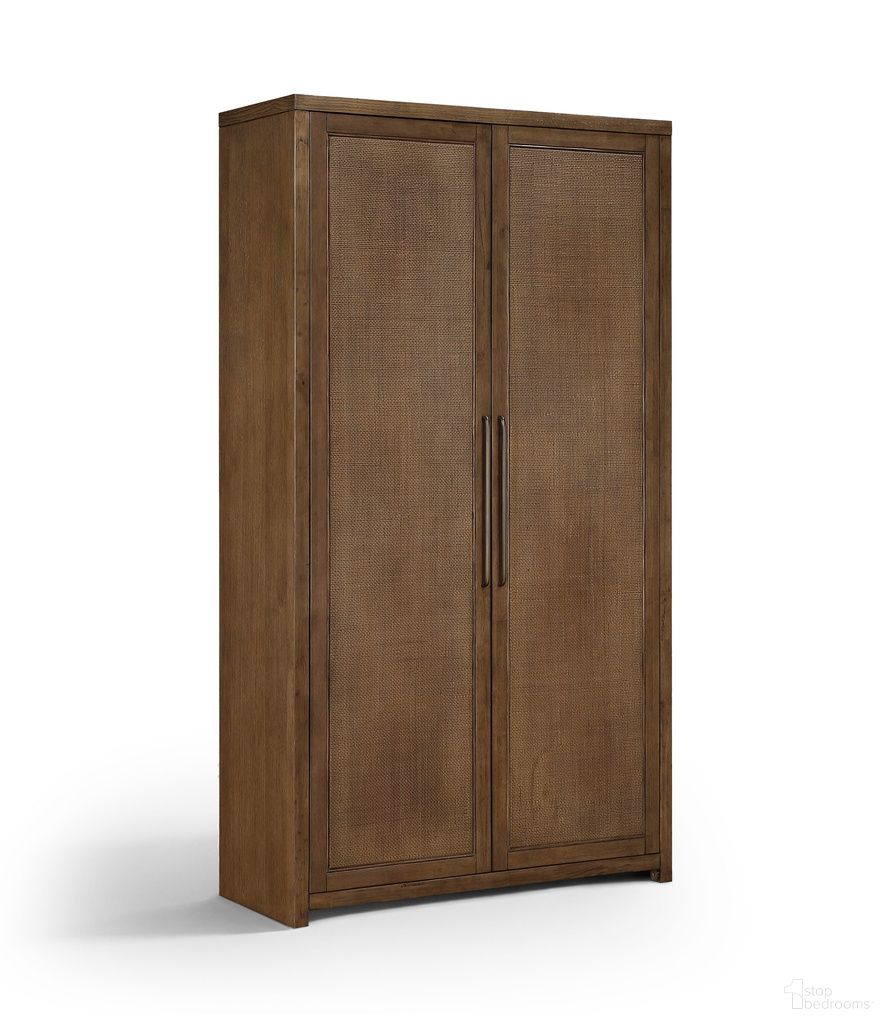The appearance of Vana Solid Wood Storage Cabinet In Brown designed by Meridian in the modern / contemporary interior design. This brown piece of furniture was selected by 1StopBedrooms from Vana Collection to add a touch of cosiness and style into your home. Sku: 77050Brown. Material: Cane.