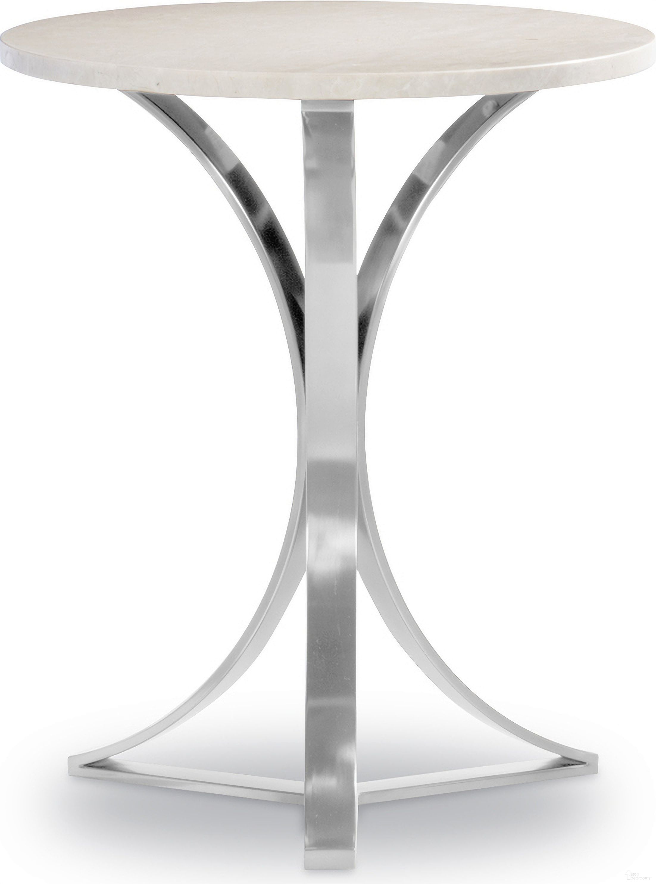 The appearance of Vance Accent Table In Polished Nickel designed by Century Furniture in the modern / contemporary interior design. This polished nickel piece of furniture  was selected by 1StopBedrooms from Citation Collection to add a touch of cosiness and style into your home. Sku: B1A-622. Material: Stone.
