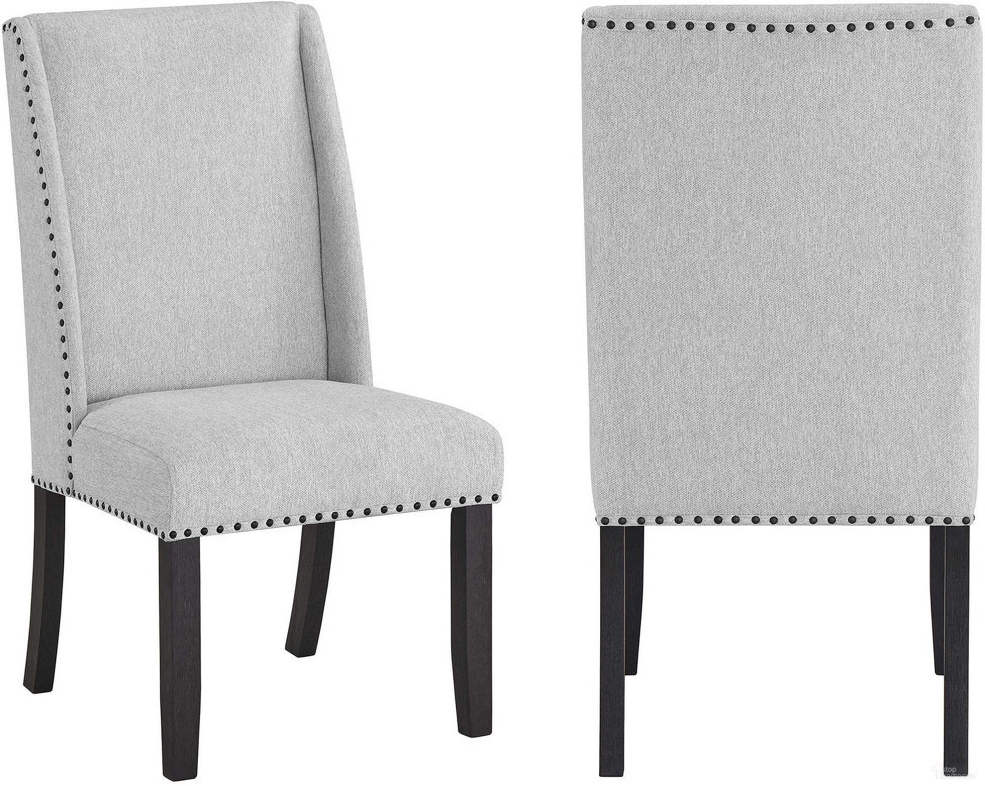 The appearance of Vance Wing Dining Chair Set of 2 In Charcoal and Gray designed by Crown Mark in the transitional interior design. This gray/charcoal piece of furniture was selected by 1StopBedrooms from Vance Collection to add a touch of cosiness and style into your home. Sku: 1319DV-S. Material: Wood. Chair Type: Side Chair.