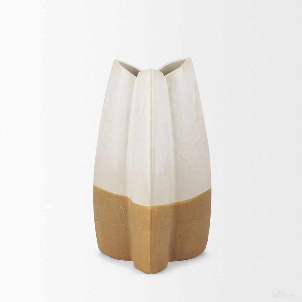 Vania Small Ceramic Vase In White