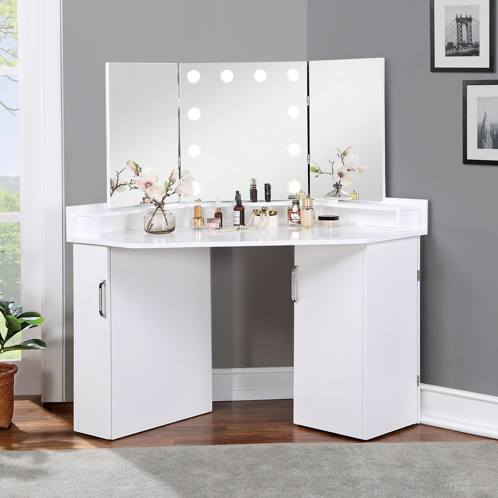 Vanity Set In White