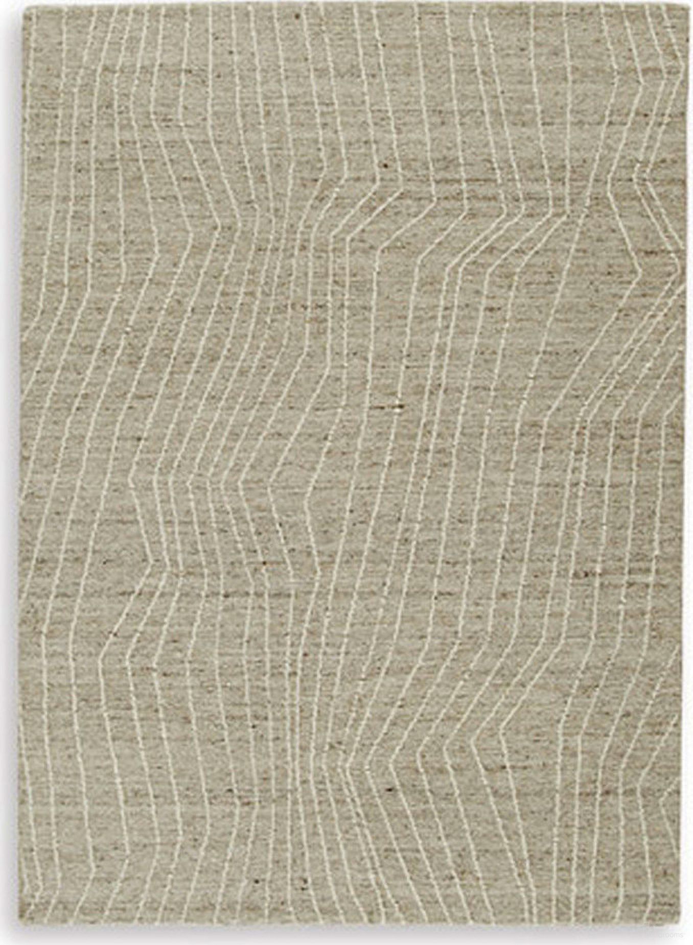 Varahill Medium Rug In Gray and Ivory