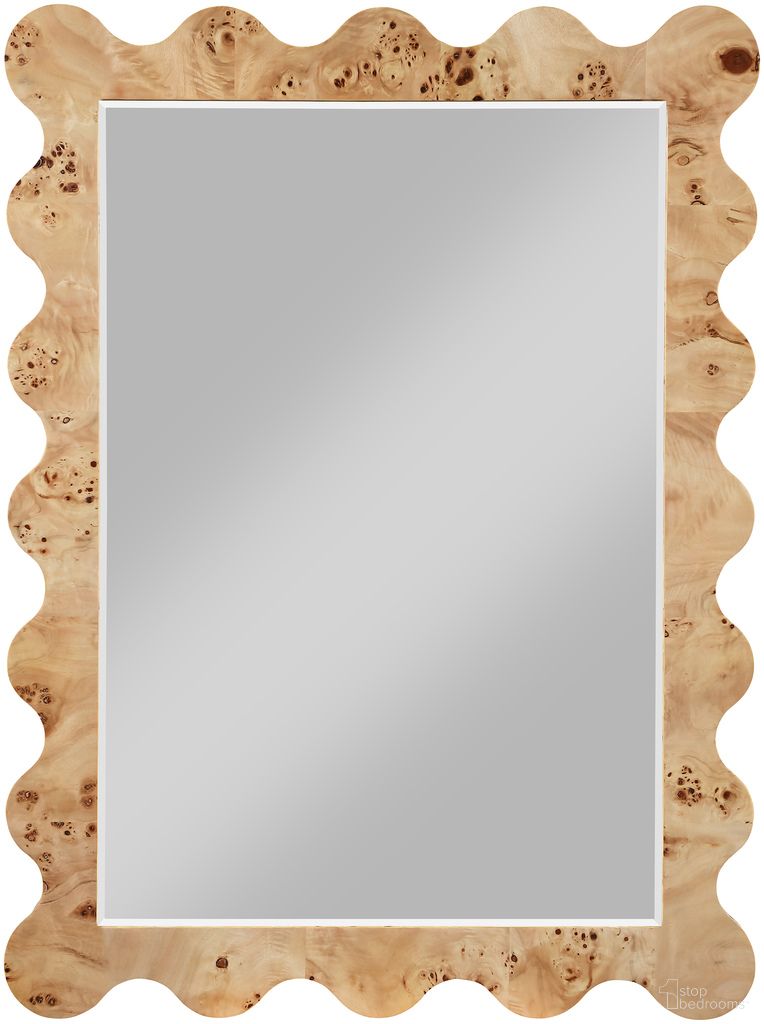 The appearance of Vassa Burl Veneer Mirror In Natural and Stained Natural designed by Meridian in the modern / contemporary interior design. This natural/stained natural piece of furniture was selected by 1StopBedrooms from Vassa Collection to add a touch of cosiness and style into your home. Sku: 535Natural-M. Material: Burl Veneer.