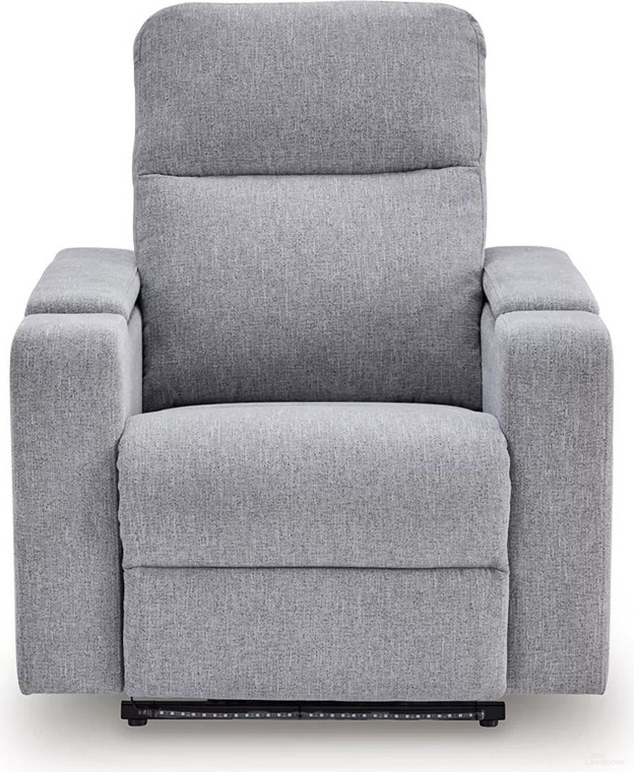 Vassalboro Power Glider Recliner with Audio System In Pewter