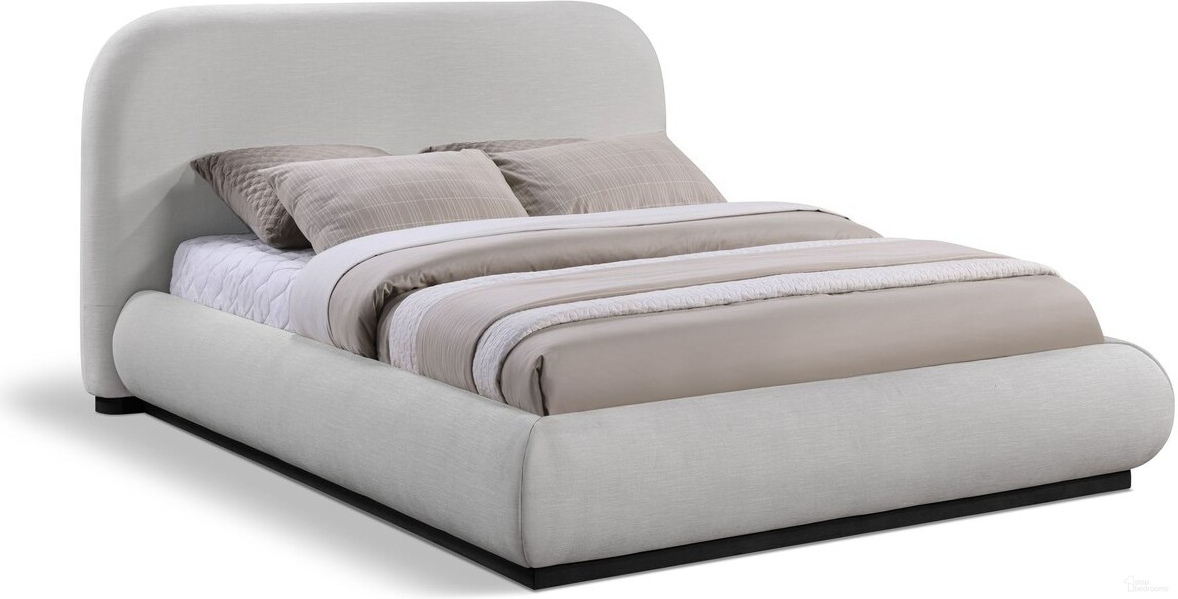 Vaughn King Bed In Grey