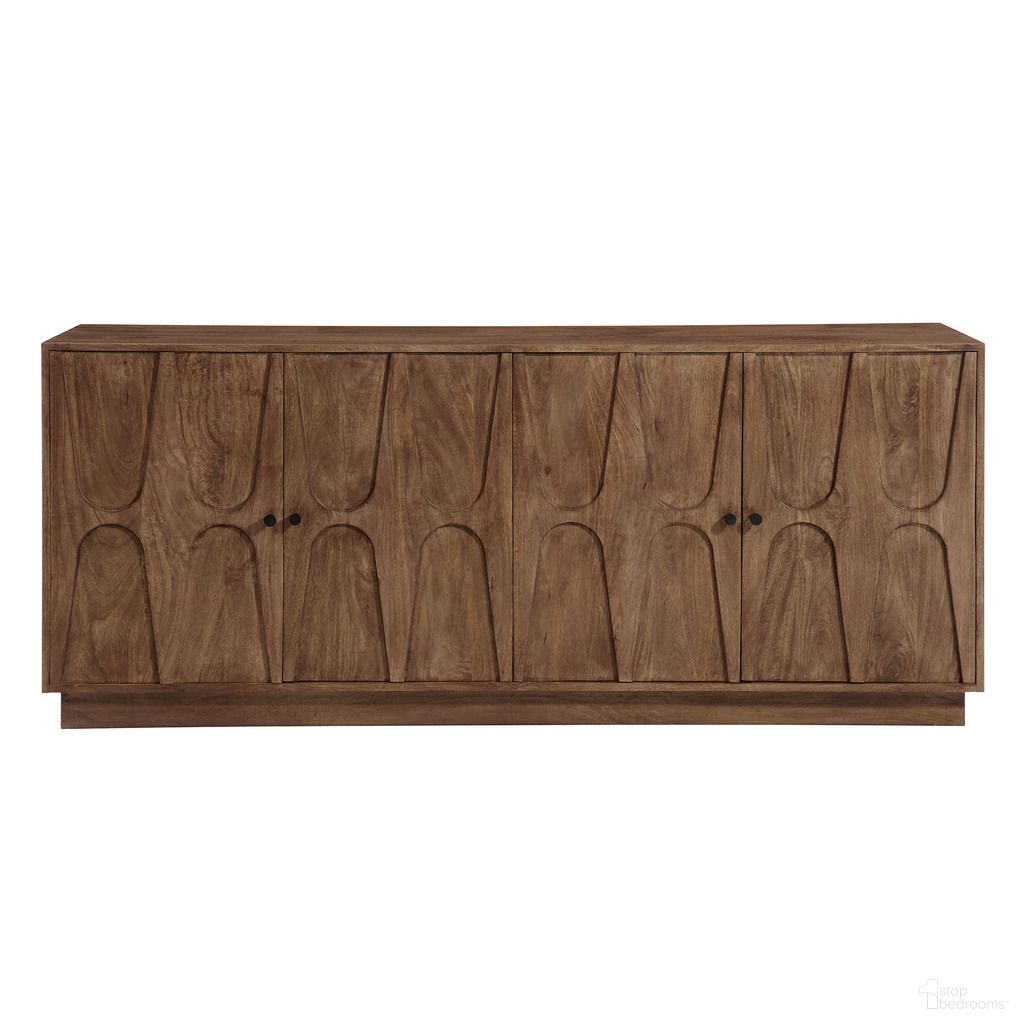 The appearance of Veda 72 Inch Mango Wood Sideboard Cabinet In Walnut designed by Modway in the modern / contemporary interior design. This walnut piece of furniture was selected by 1StopBedrooms from Veda Collection to add a touch of cosiness and style into your home. Sku: EEI-7285-WAL. Material: Mango Wood.