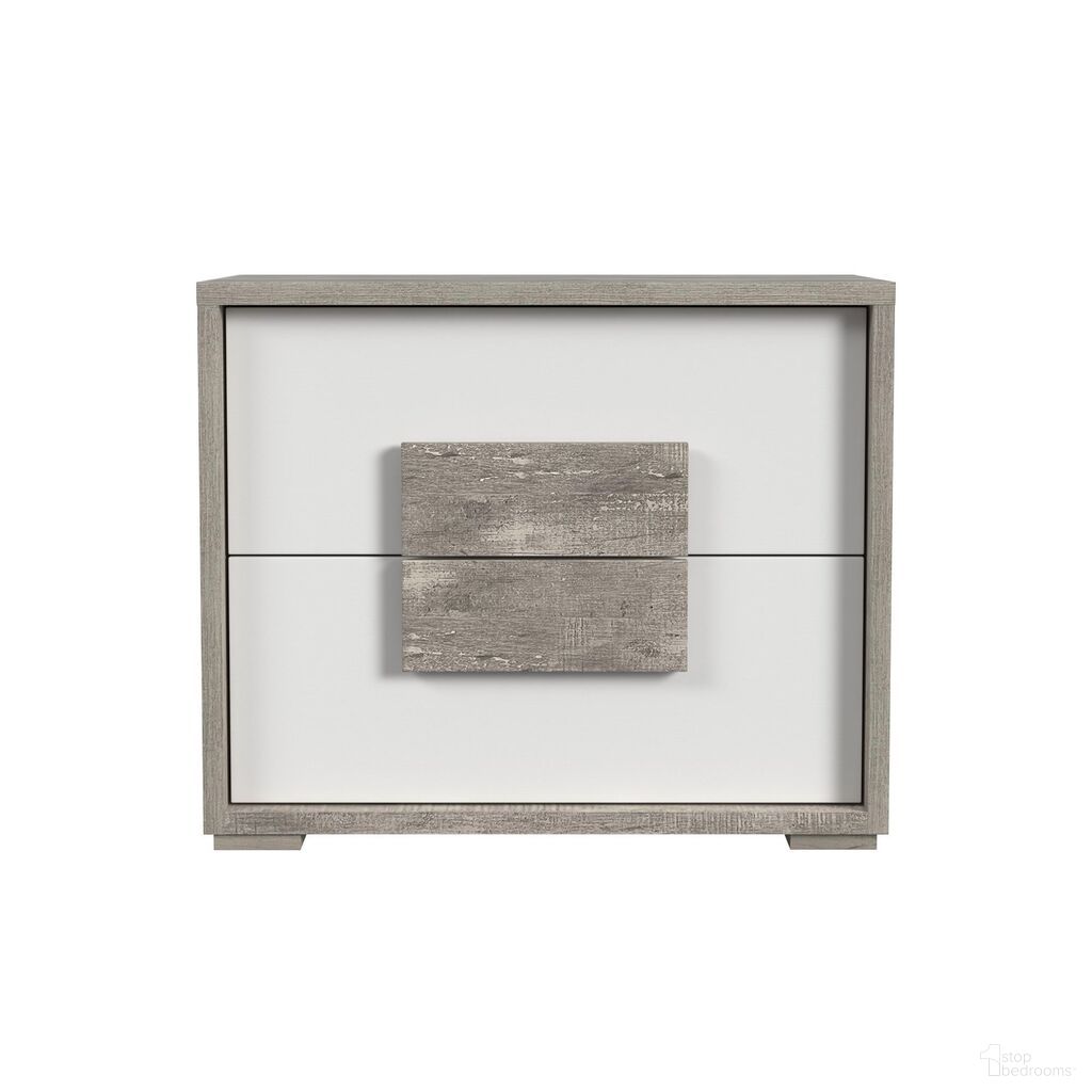The appearance of Vega 2-Drawer Nightstand with USB In White and Dual Tone designed by Picket House in the modern / contemporary interior design. This white/dual tone piece of furniture was selected by 1StopBedrooms from Vega Collection to add a touch of cosiness and style into your home. Sku: B-16010-7-NS2. Material: Paper.