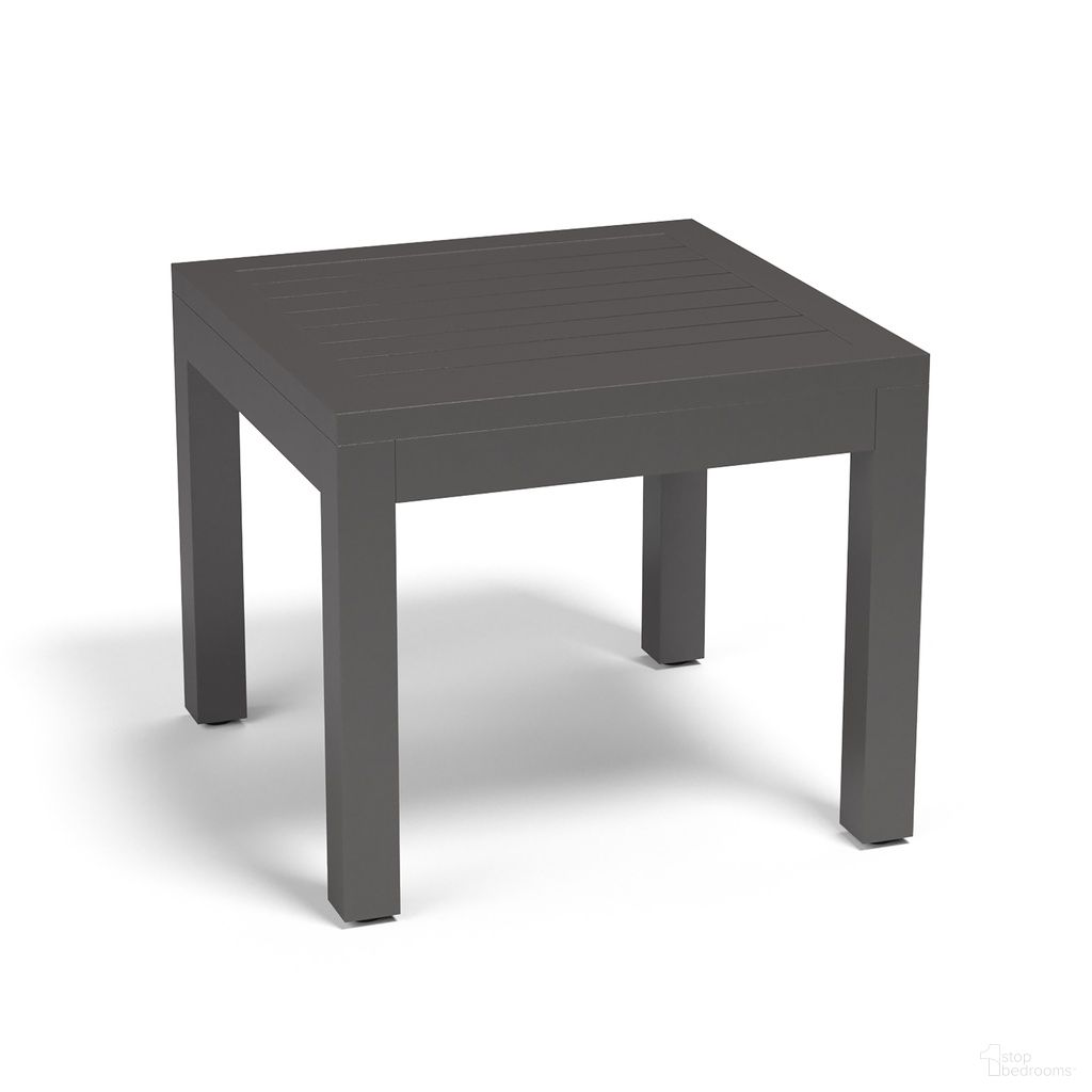 The appearance of Vegas End Table in Aluminim Graphite designed by Sunset West in the modern / contemporary interior design. This aluminim graphite piece of furniture was selected by 1StopBedrooms from Vegas Collection to add a touch of cosiness and style into your home. Sku: SW1201-ET. Material: Aluminum.