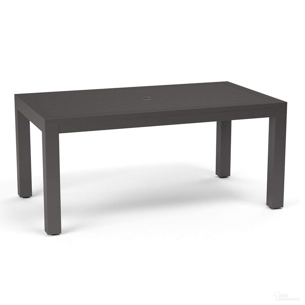 The appearance of Vegas Rectangular 36 x 64 Dining Table in Aluminim Graphite designed by Sunset West in the modern / contemporary interior design. This aluminim graphite piece of furniture  was selected by 1StopBedrooms from Vegas Collection to add a touch of cosiness and style into your home. Sku: SW1201-T64. Material: Aluminum.
