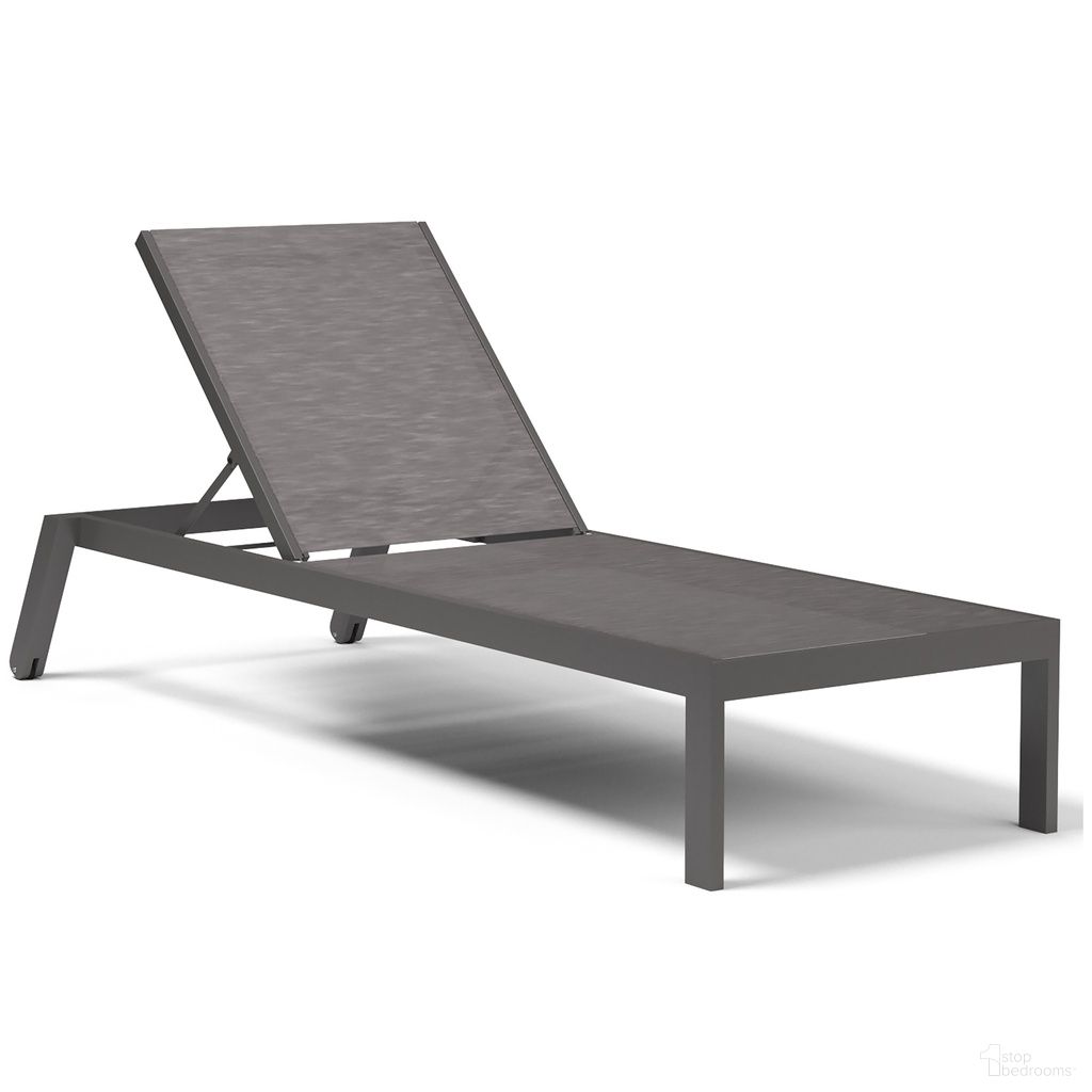 The appearance of Vegas Stackable Chaise Lounge in Aluminim Graphite designed by Sunset West in the modern / contemporary interior design. This aluminim graphite piece of furniture  was selected by 1StopBedrooms from Vegas Collection to add a touch of cosiness and style into your home. Sku: SW1201-9. Material: Aluminum.