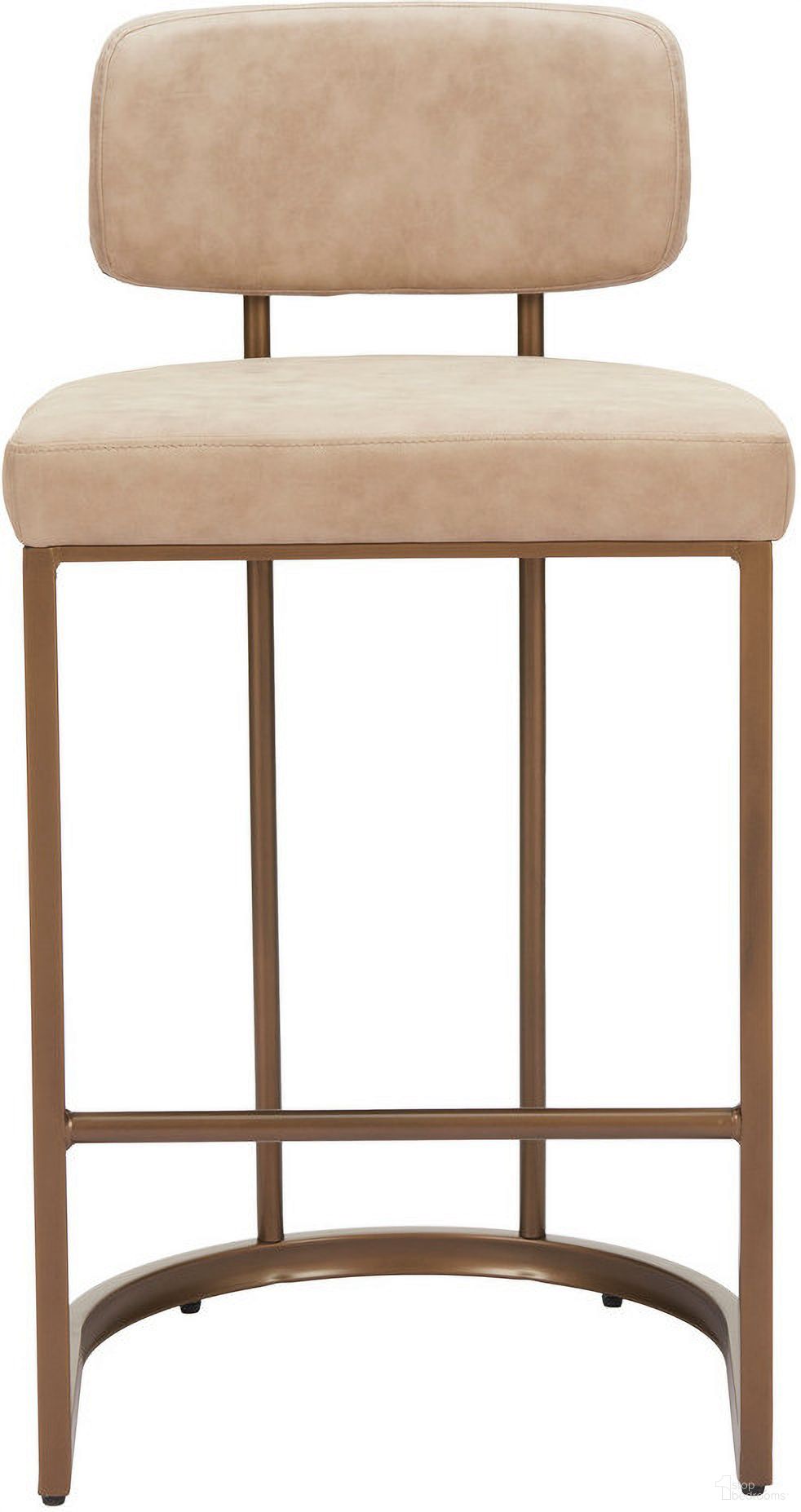 The appearance of Velar Counter Stool Set of 2 In Beige designed by Zuo Modern in the modern / contemporary interior design. This beige piece of furniture was selected by 1StopBedrooms from Velar Collection to add a touch of cosiness and style into your home. Sku: 110850. Material: Polyurethane.