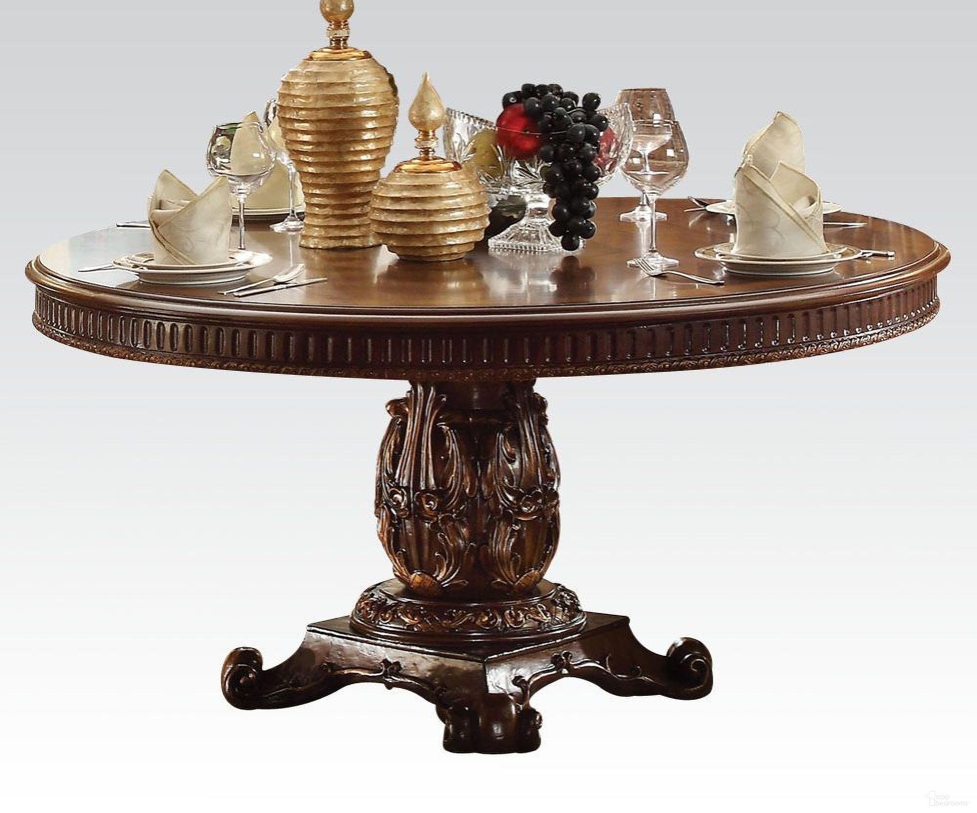 Vendome 60 Inch Round Dining Table (Cherry)