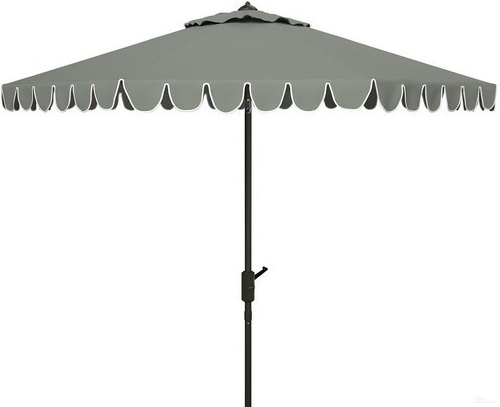 Venice 11Ft Crank Umbrella in Grey