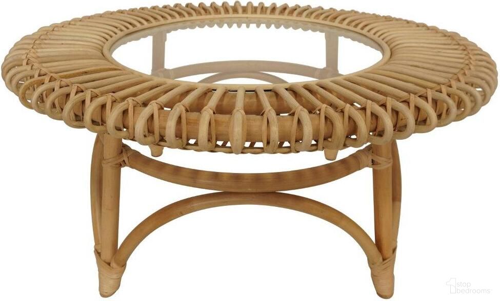 The appearance of Venice Coffee Table In Natural designed by Padma's Plantation in the modern / contemporary interior design. This natural piece of furniture  was selected by 1StopBedrooms from Venice Collection to add a touch of cosiness and style into your home. Sku: VEN05. Material: Rattan.