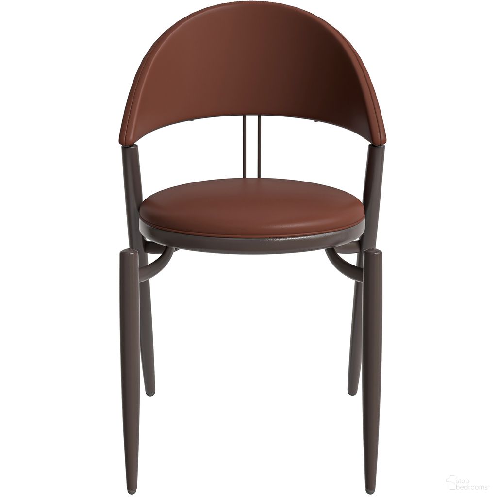 The appearance of Venice Modern Dining Chair In Dark Brown designed by LeisureMod in the modern / contemporary interior design. This dark brown piece of furniture was selected by 1StopBedrooms from Venice Collection to add a touch of cosiness and style into your home. Sku: VC49DBR. Material: Leather. Chair Type: Arm Chair.