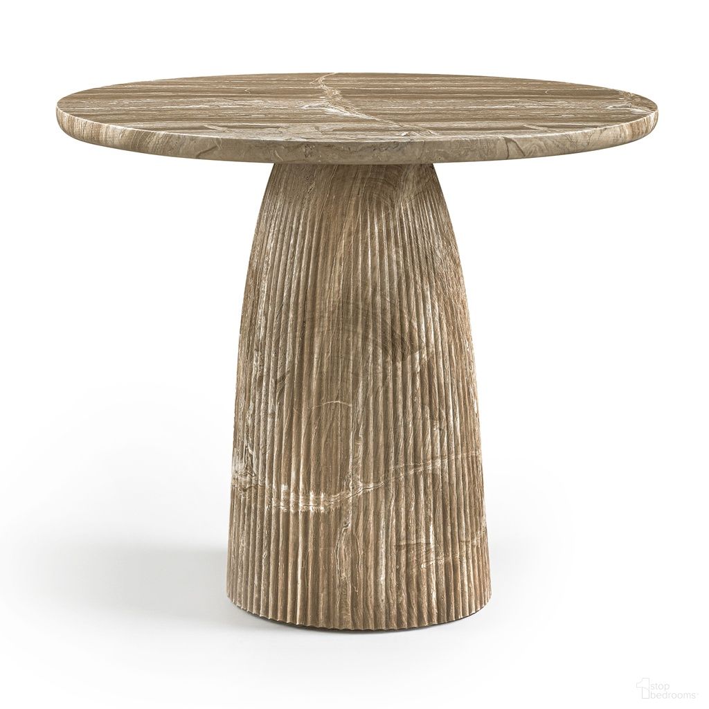 The appearance of Venosa Concrete Indoor and Outdoor Counter Height Table In Beige designed by Meridian in the modern / contemporary interior design. This beige piece of furniture  was selected by 1StopBedrooms from Venosa Collection to add a touch of cosiness and style into your home. Sku: 765Beige-T36 Box 1/2 (Top);765Beige-T36 Box 2/2 (Base). Table Base Style: Pedestal. Table Top Shape: Round. Material: Concrete. Size: 36".